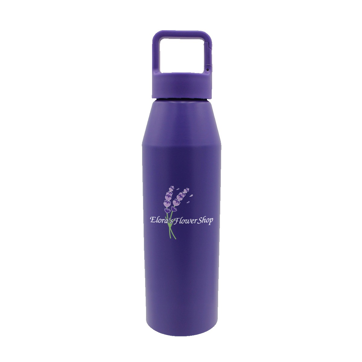 Picture of 25 oz. Recycled Aluminum Bottle with Carabiner Lid, Full Color Digital