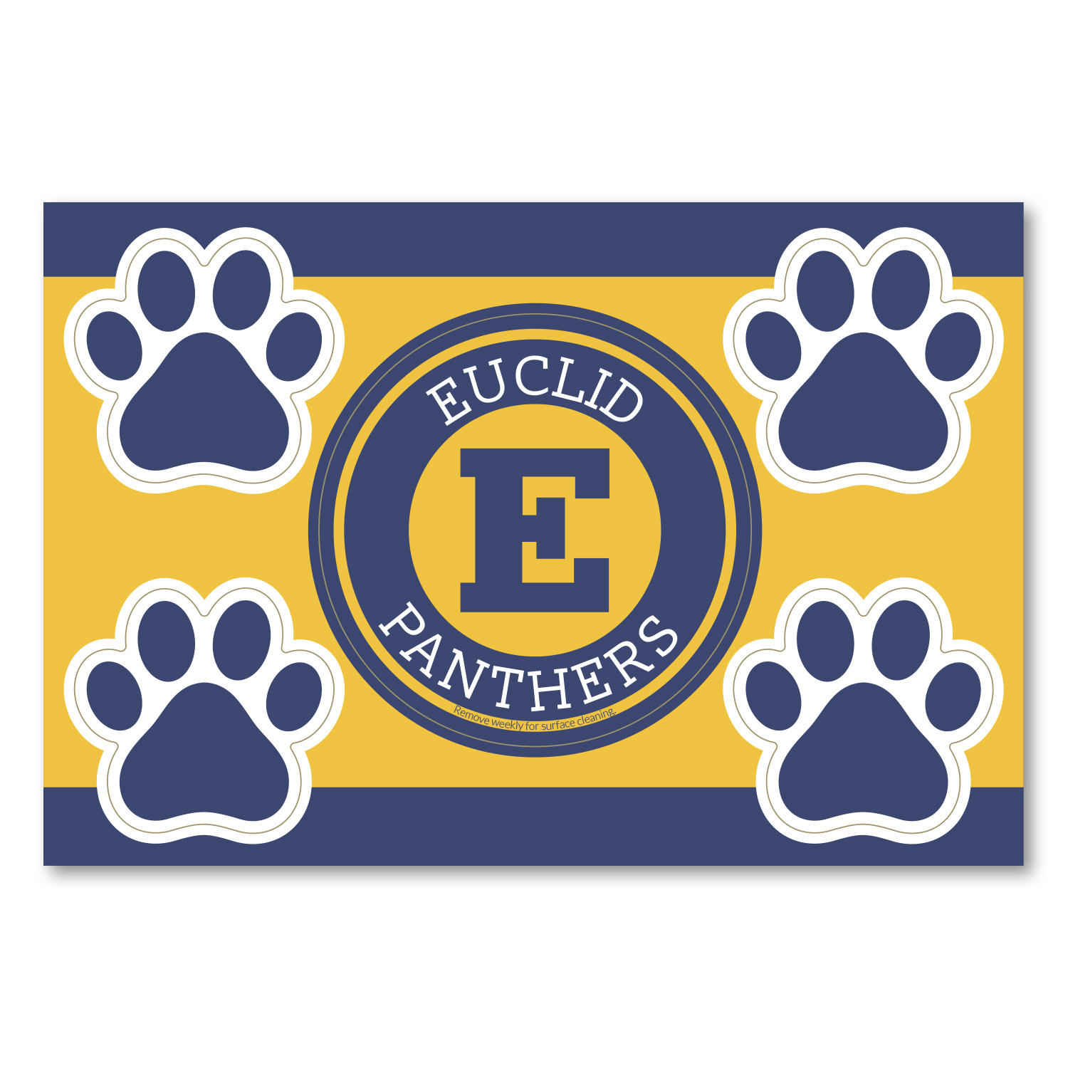Picture of 2 in1 Circle Car Magnet with 4 Paw Prints