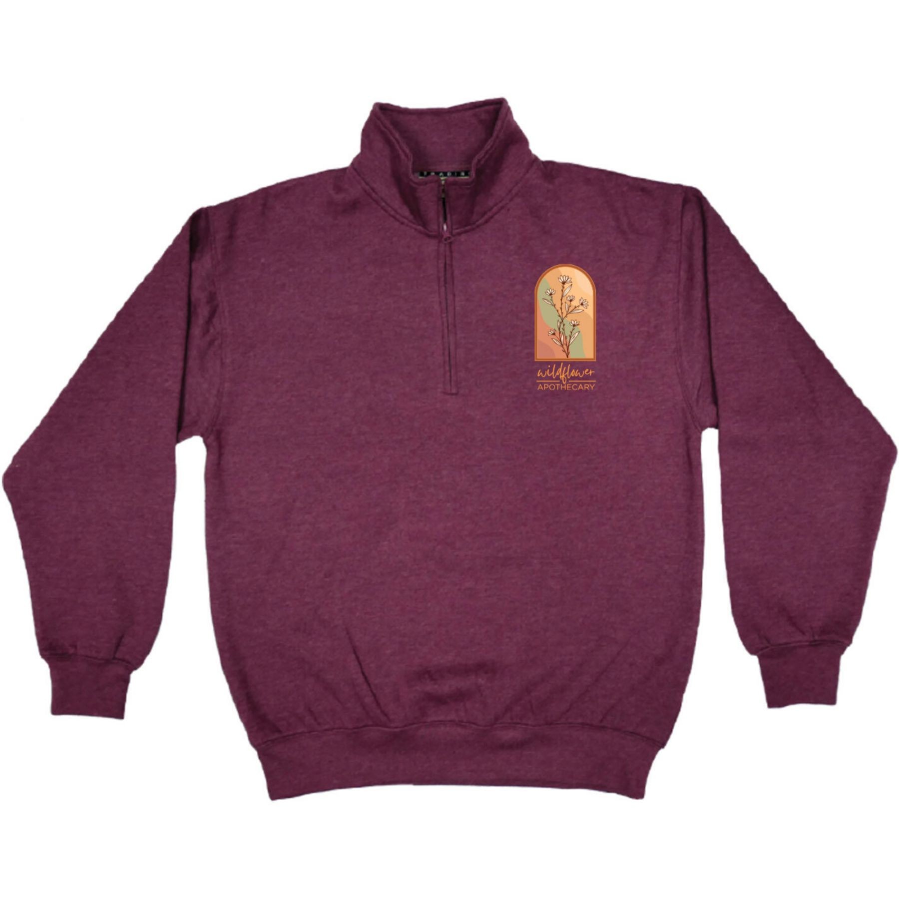 Picture of Full Color Unisex 1/4 Zip Fleece Pullover