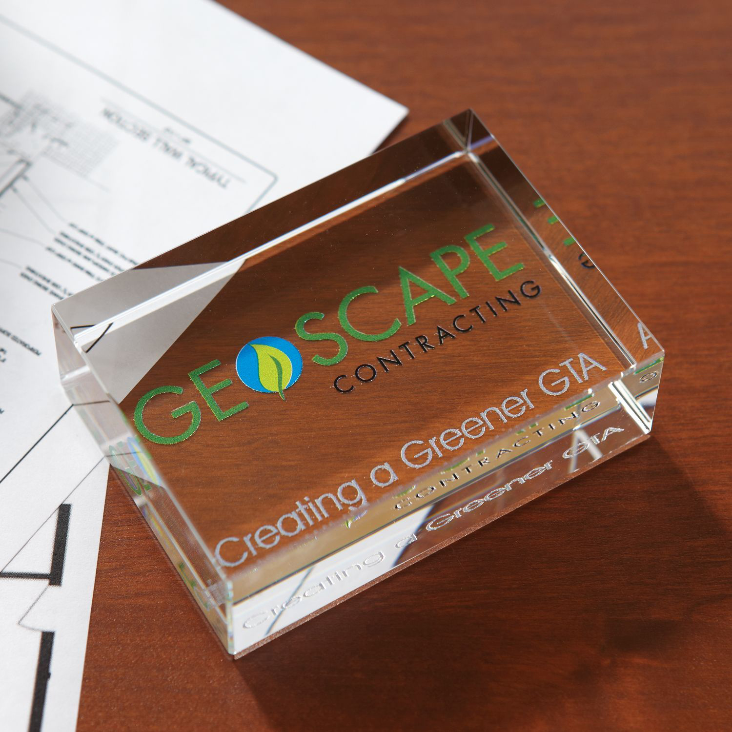 Picture of Rectangle Paperweight Award