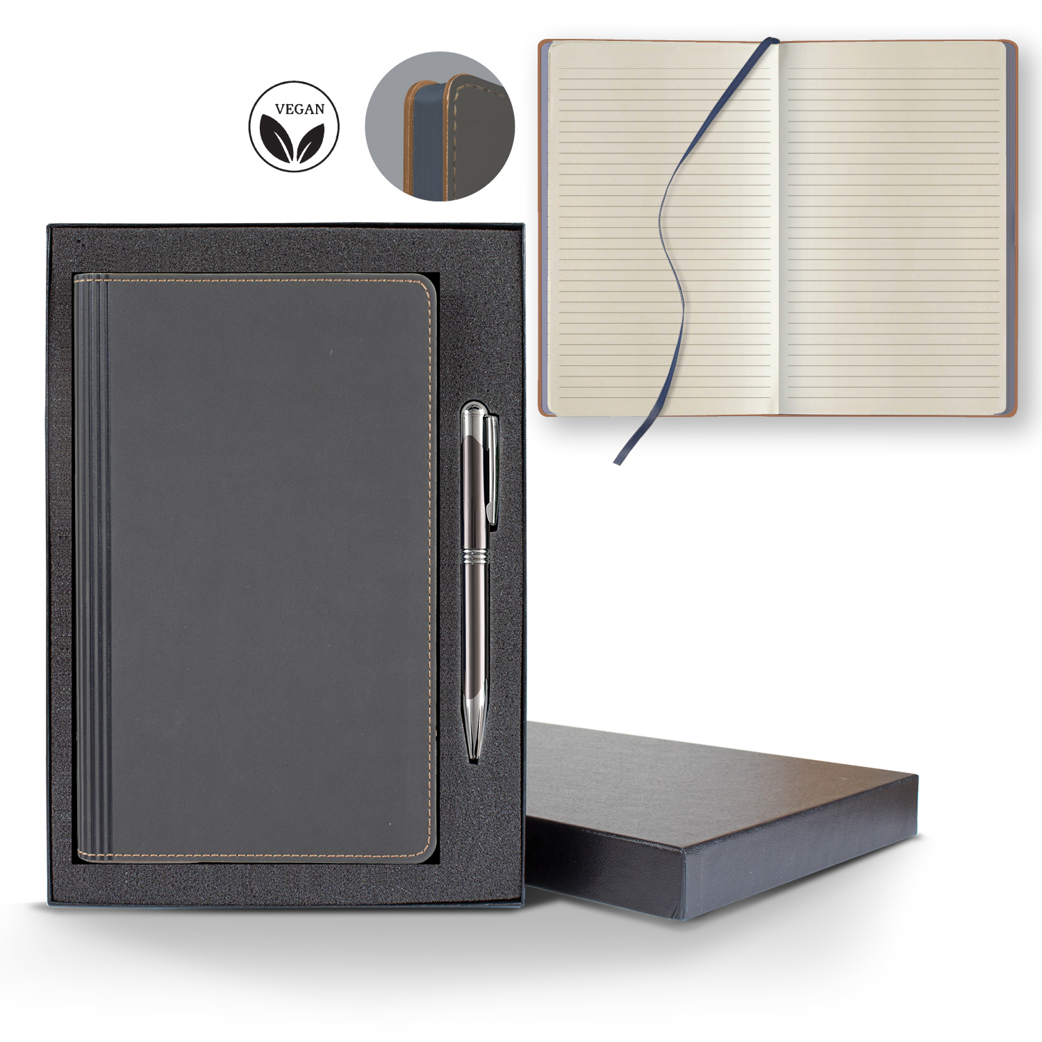 Picture of Castelli Vegan ECO Medio Lined Ivory Page Journal Gift Set