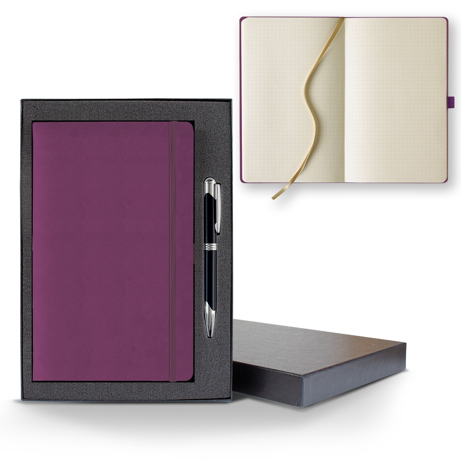 Picture of Castelli Tucson Dots Medio Ivory Page Journal Gift Set
