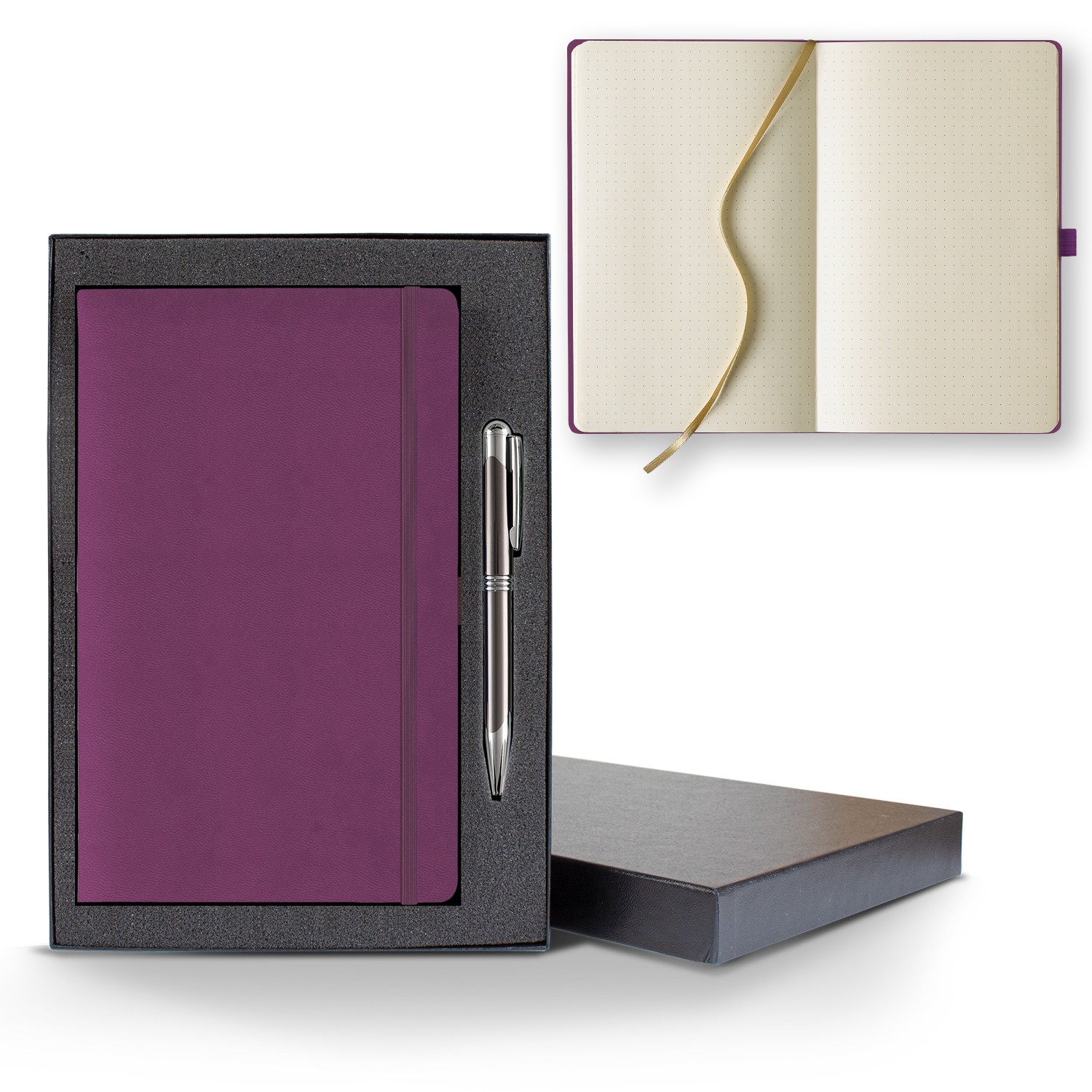 Picture of Castelli Tucson Dots Medio Ivory Page Journal Gift Set