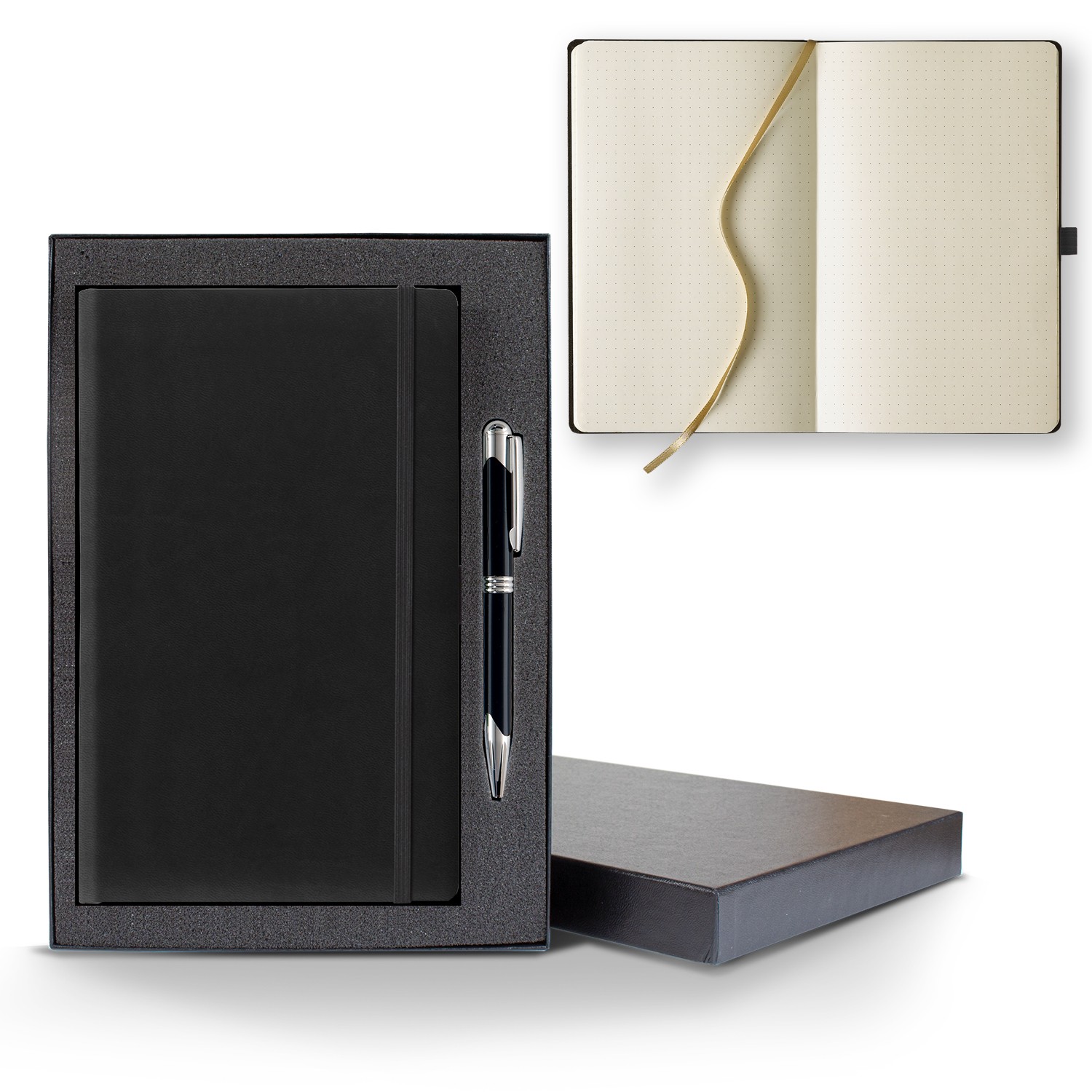 Picture of Castelli Tucson Dots Medio Ivory Page Journal Gift Set
