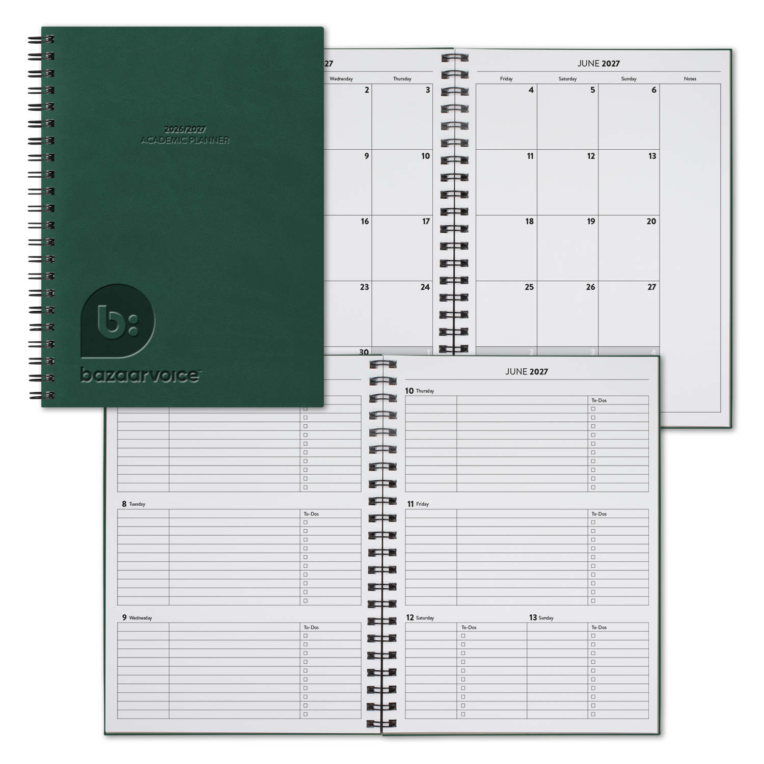 Picture of Castelli WireO Tucson Grande XL White Academic Planner