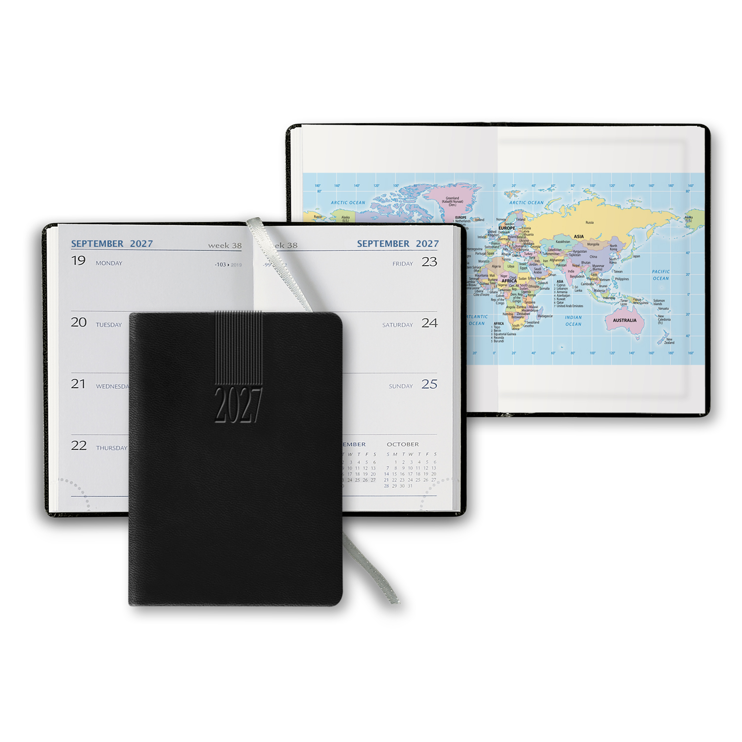 Picture of Castelli TucsonPico Pocket White Page Upright Weekly Diary