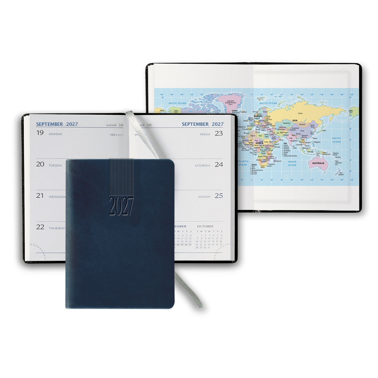 Picture of Castelli TucsonPico Pocket White Page Upright Weekly Diary