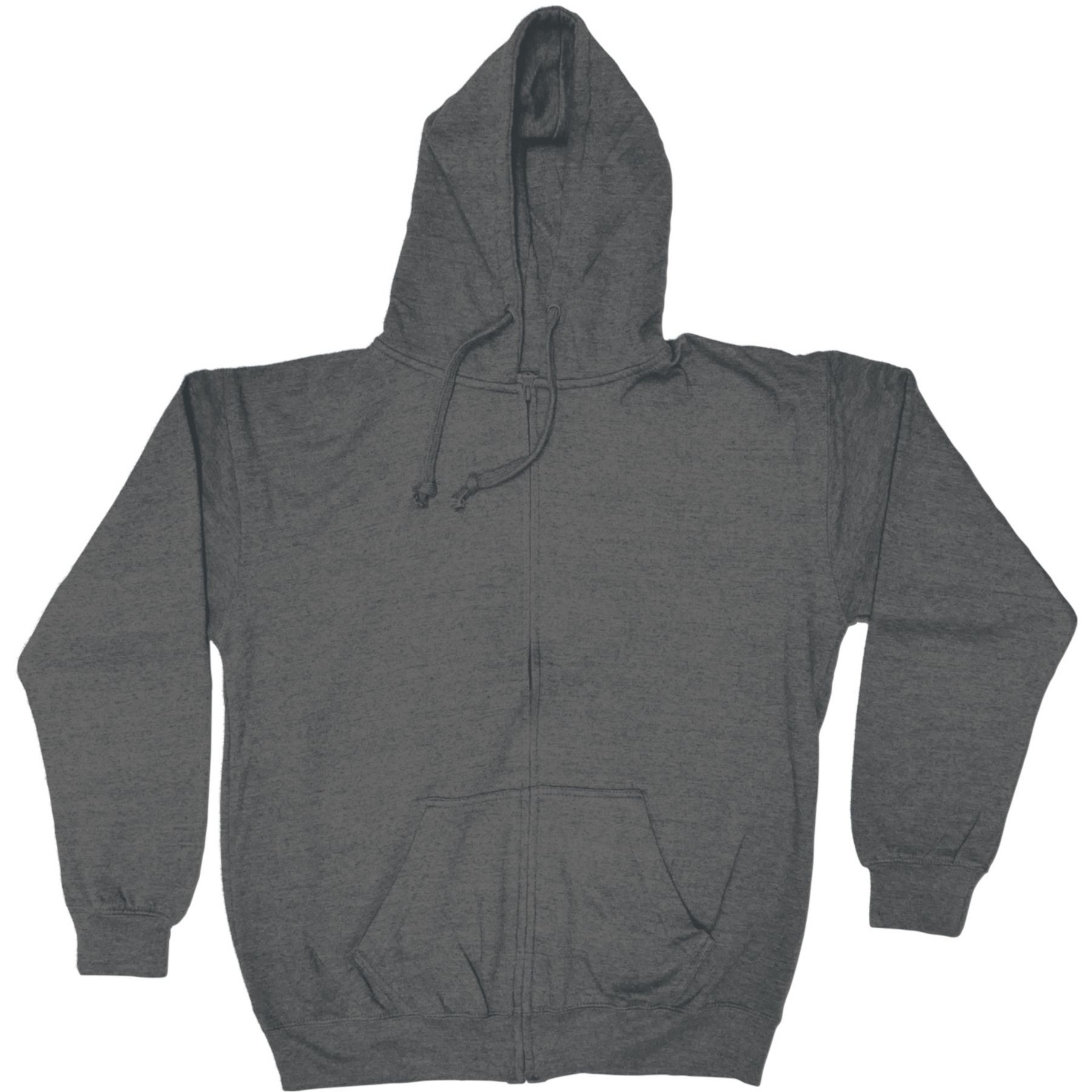 Picture of Adult Full Zip Vantage Heather Hoodie - Screen