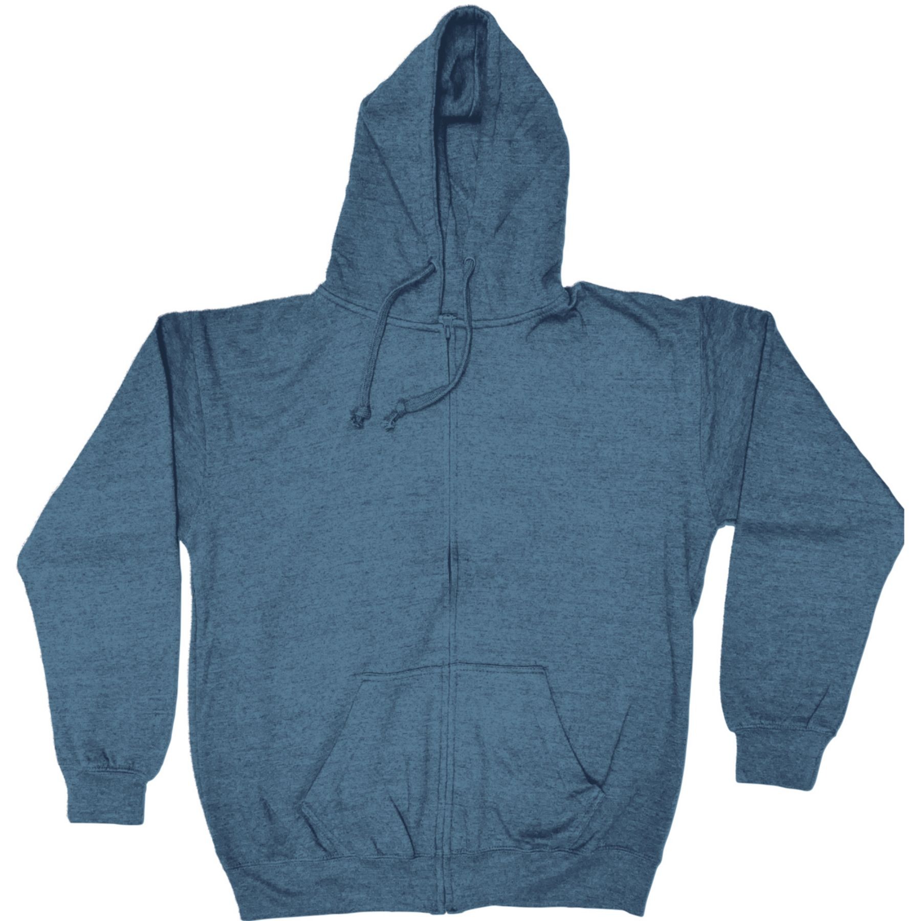 Picture of Adult Full Zip Vantage Heather Hoodie - Screen