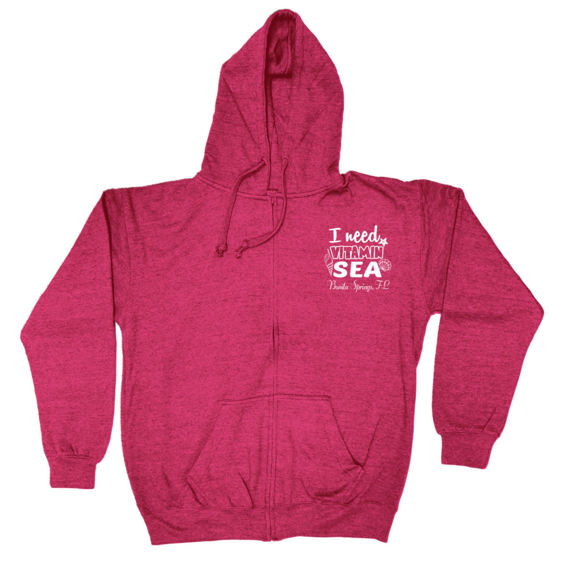 Picture of Adult Full Zip Vantage Heather Hoodie - Screen