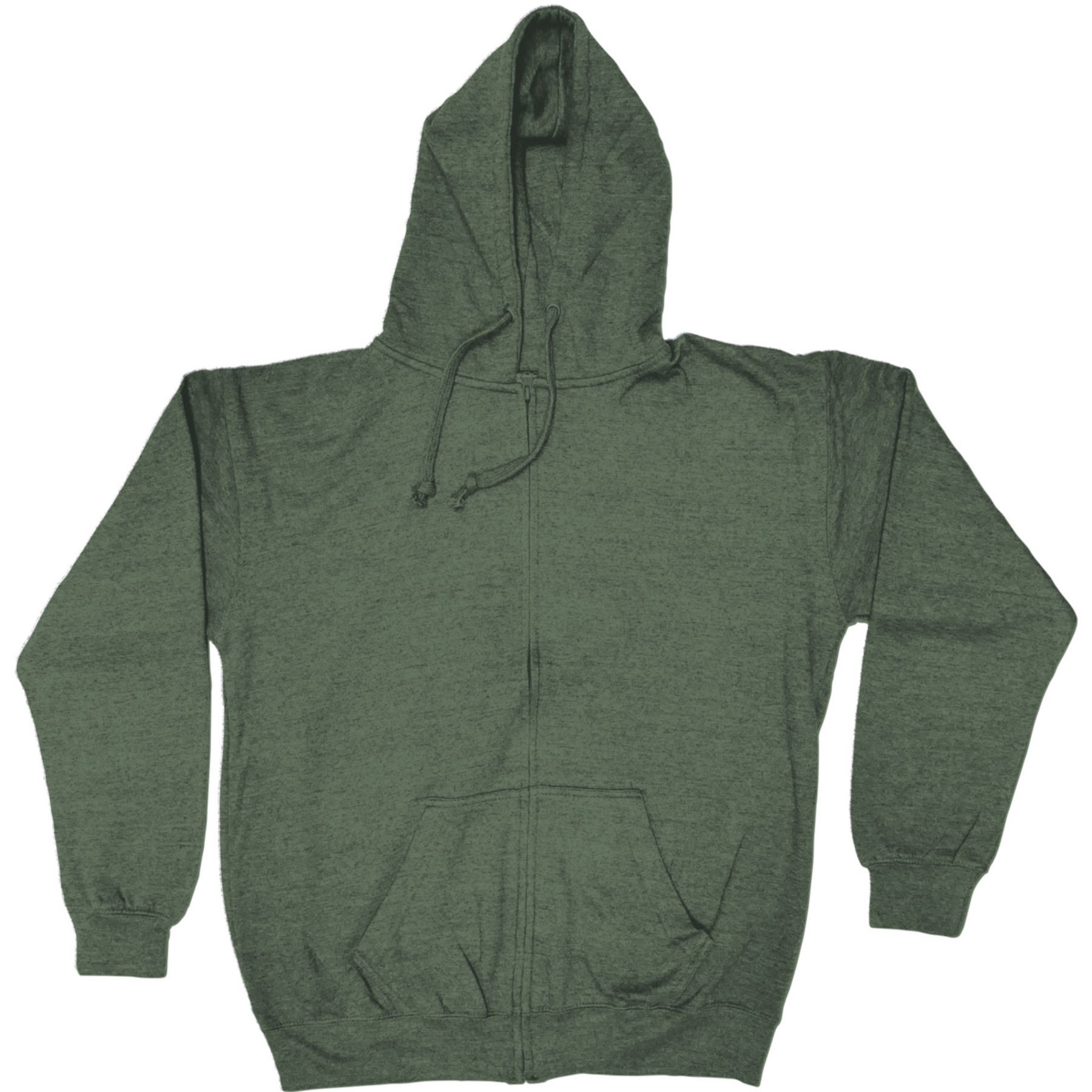 Picture of Adult Full Zip Vantage Heather Hoodie - Screen