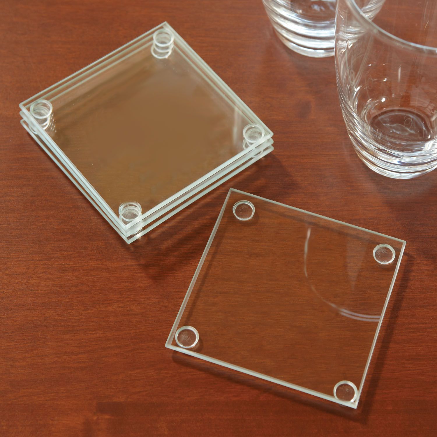 Picture of Economy Glass Coaster Set
