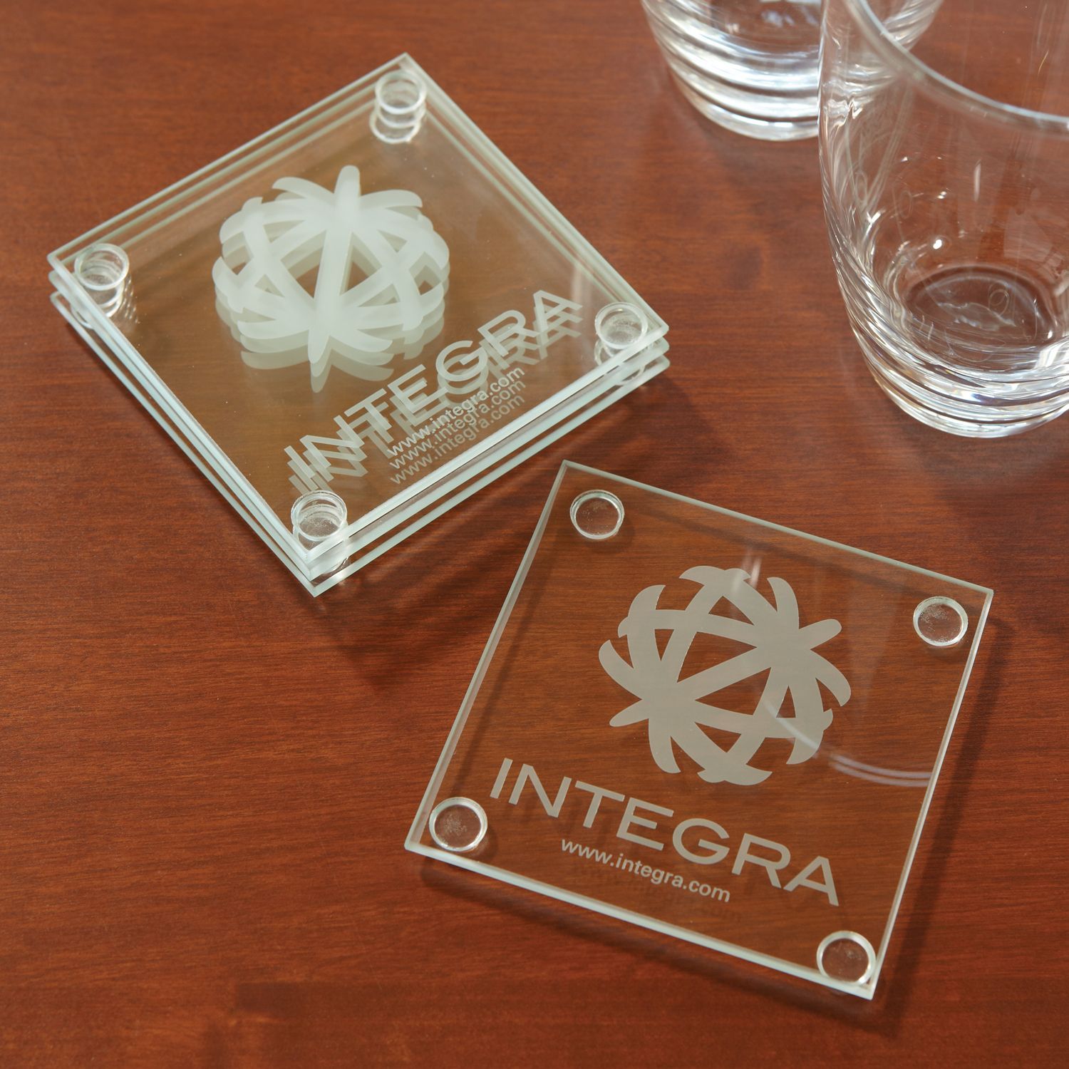 Picture of Economy Glass Coaster Set
