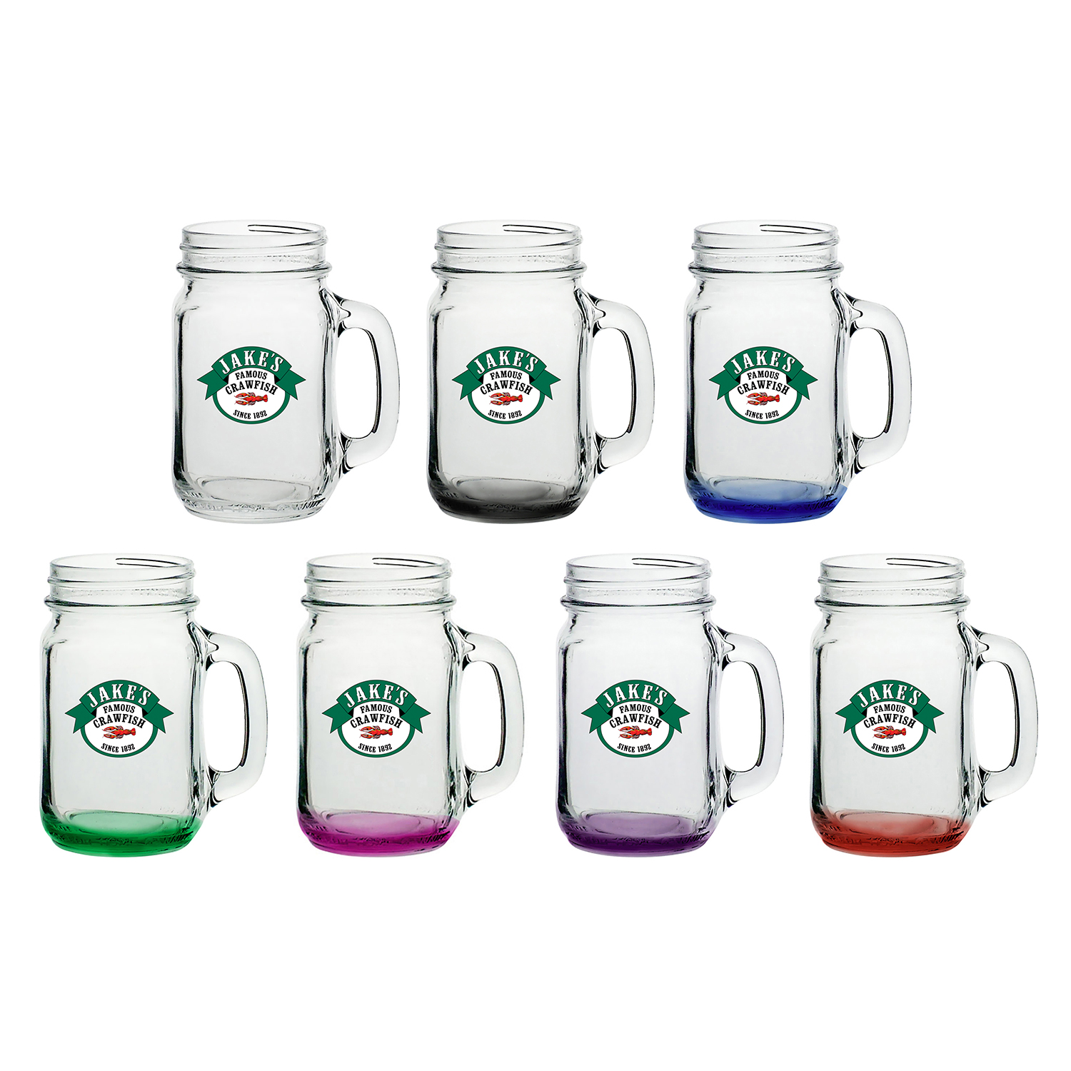 Picture of 16 oz. Libbey® Mason Jars with Handles