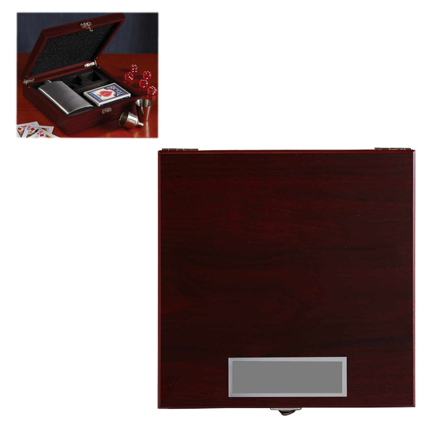 Picture of Flask and Gambling Gift Box