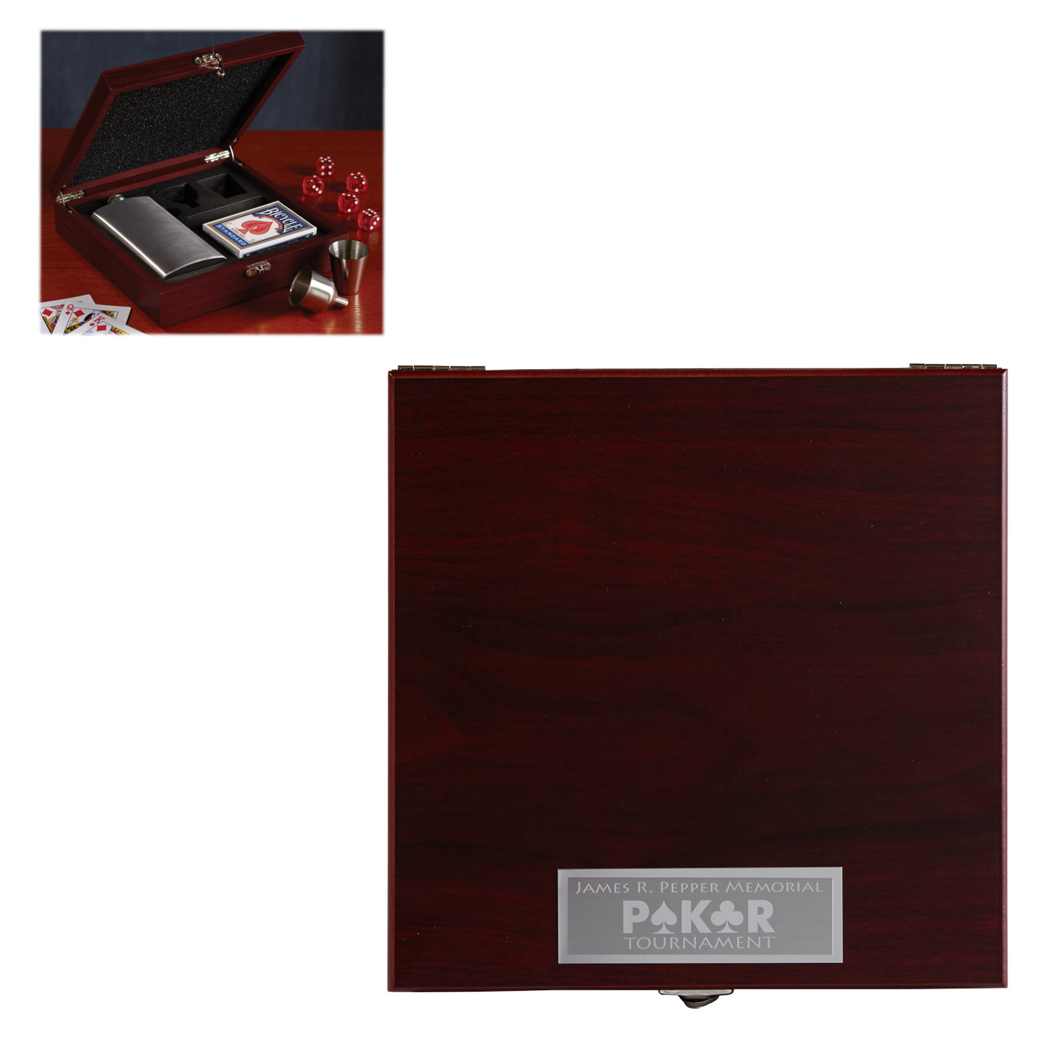 Picture of Flask and Gambling Gift Box