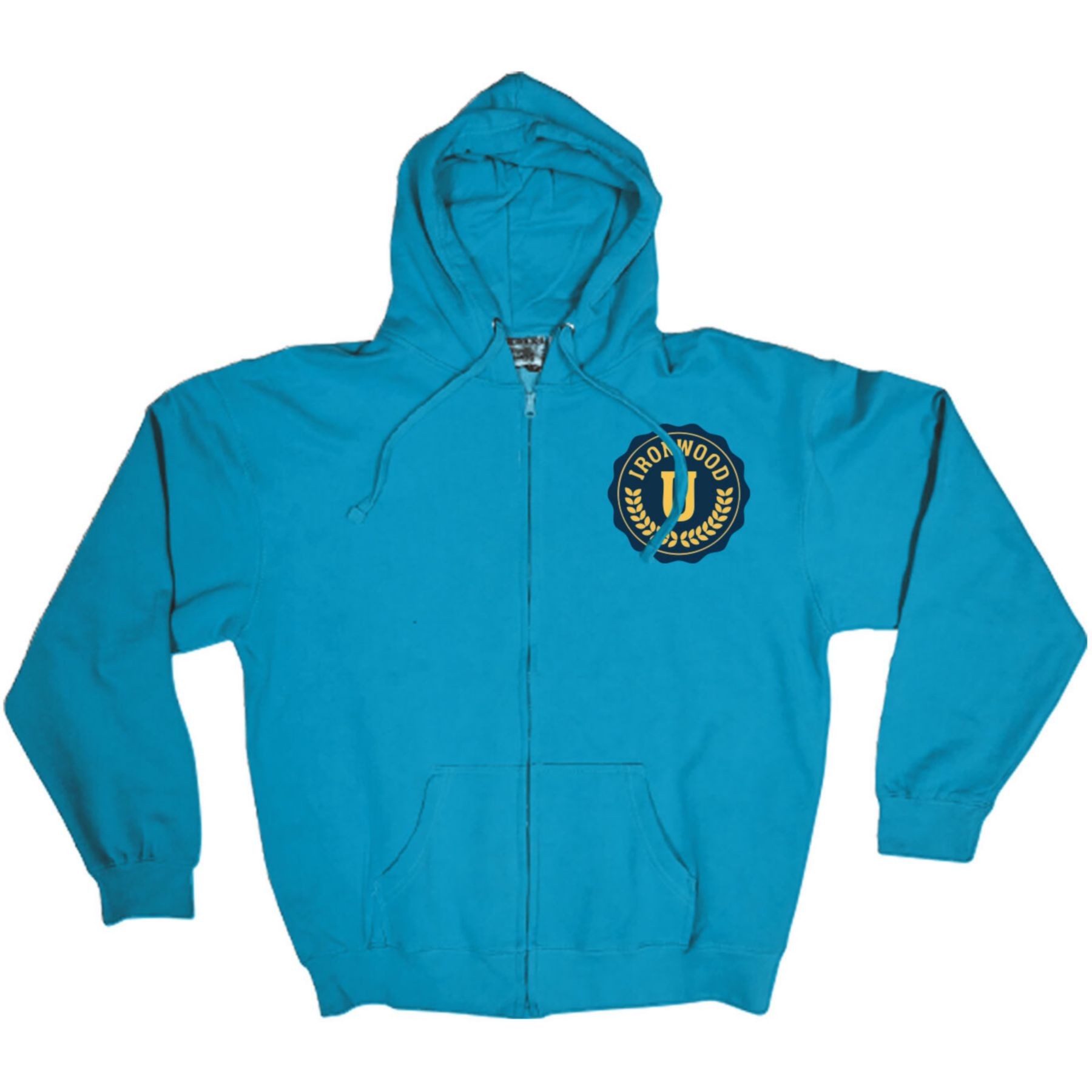 Picture of Unisex Fleece Full Zip Hoodie Full Color