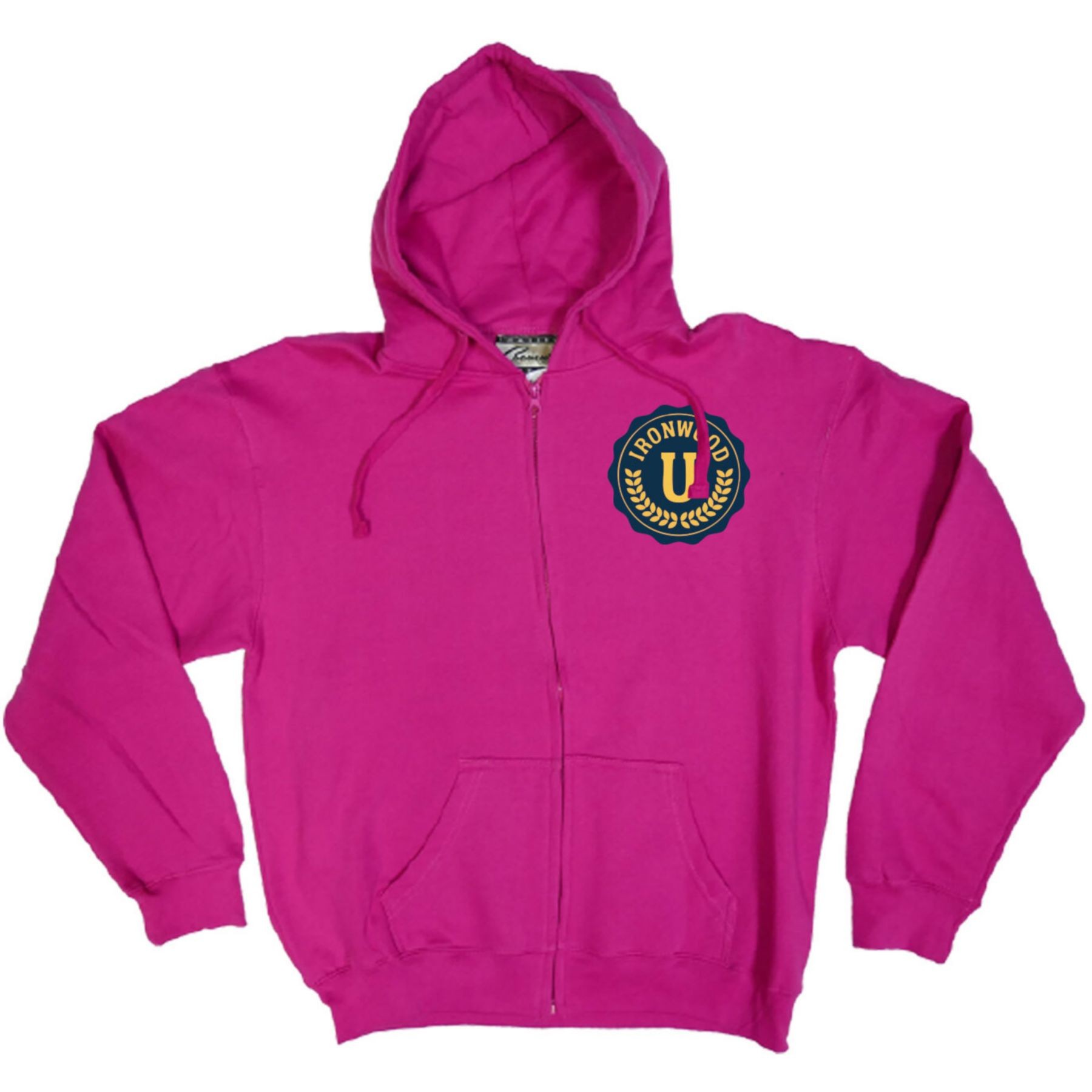 Picture of Unisex Fleece Full Zip Hoodie Full Color