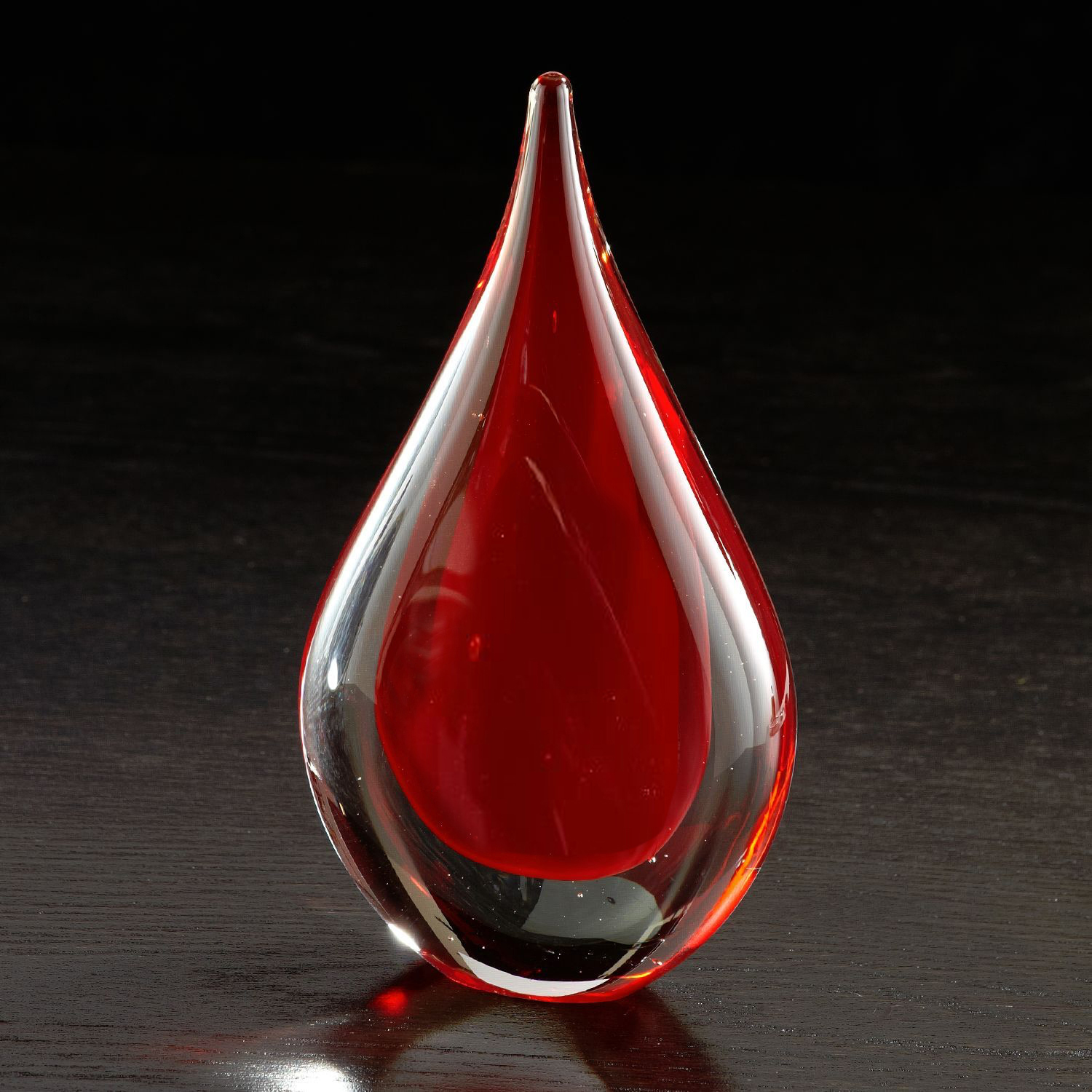 Picture of Fusion Art Glass Award w/ Black Base