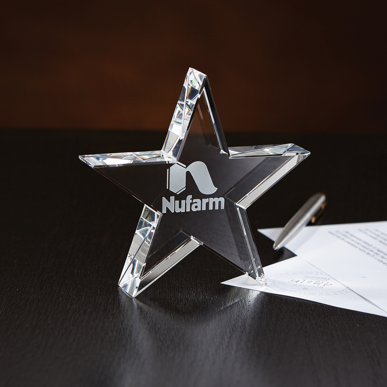 Picture of Crystal Star Paperweight