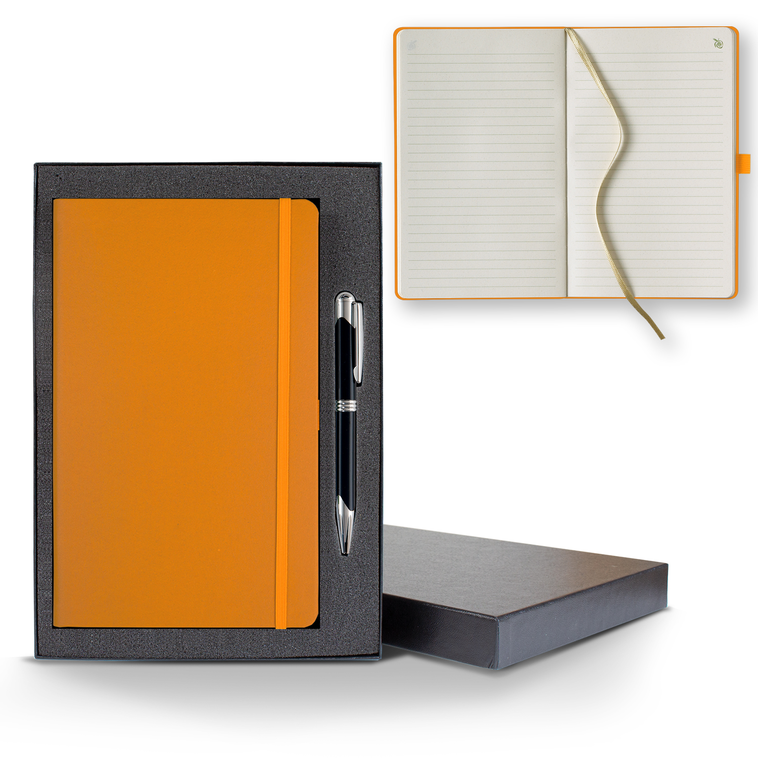 Picture of ApPeel Medio Lined Apple Page Journal Gift Set