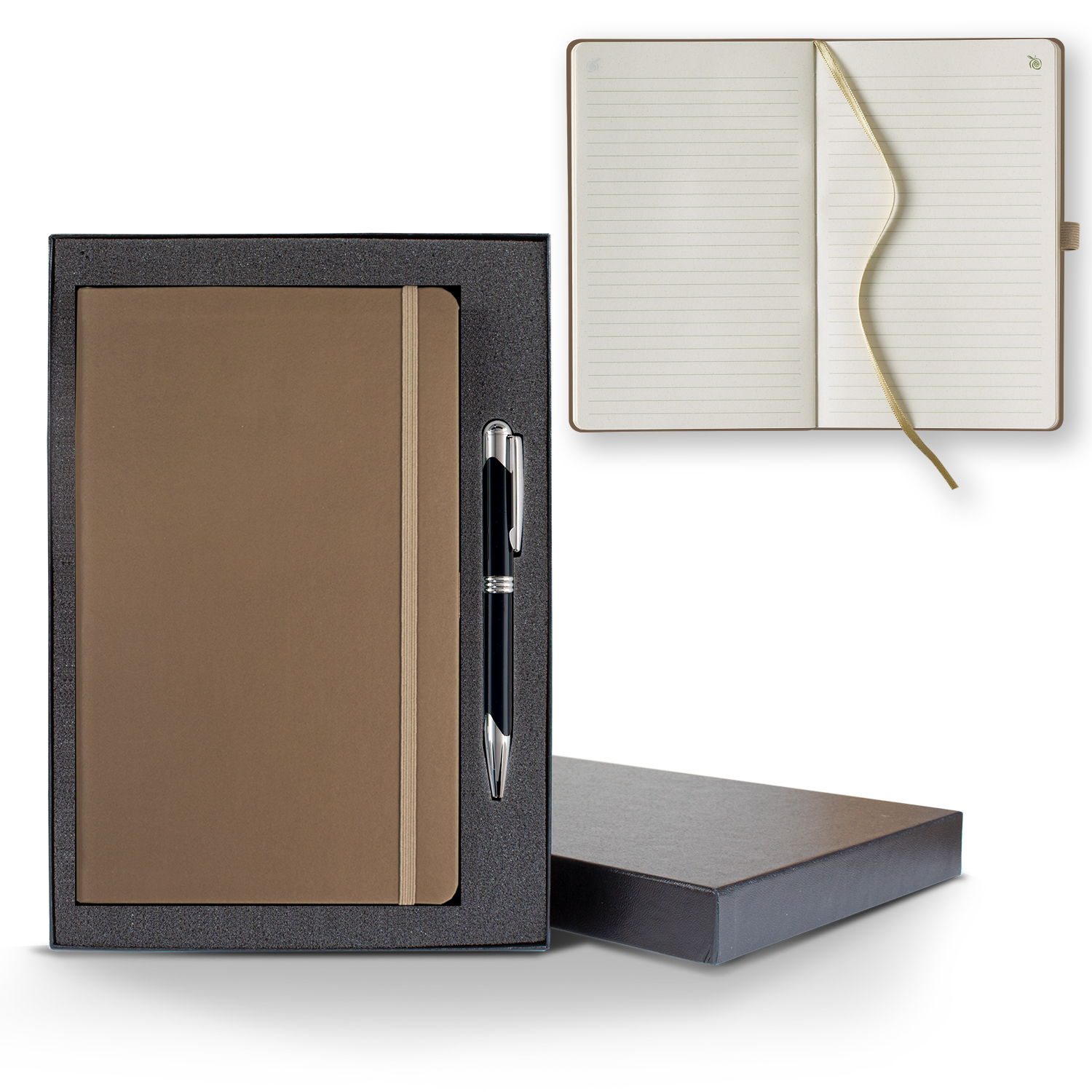 Picture of ApPeel Medio Lined Apple Page Journal Gift Set