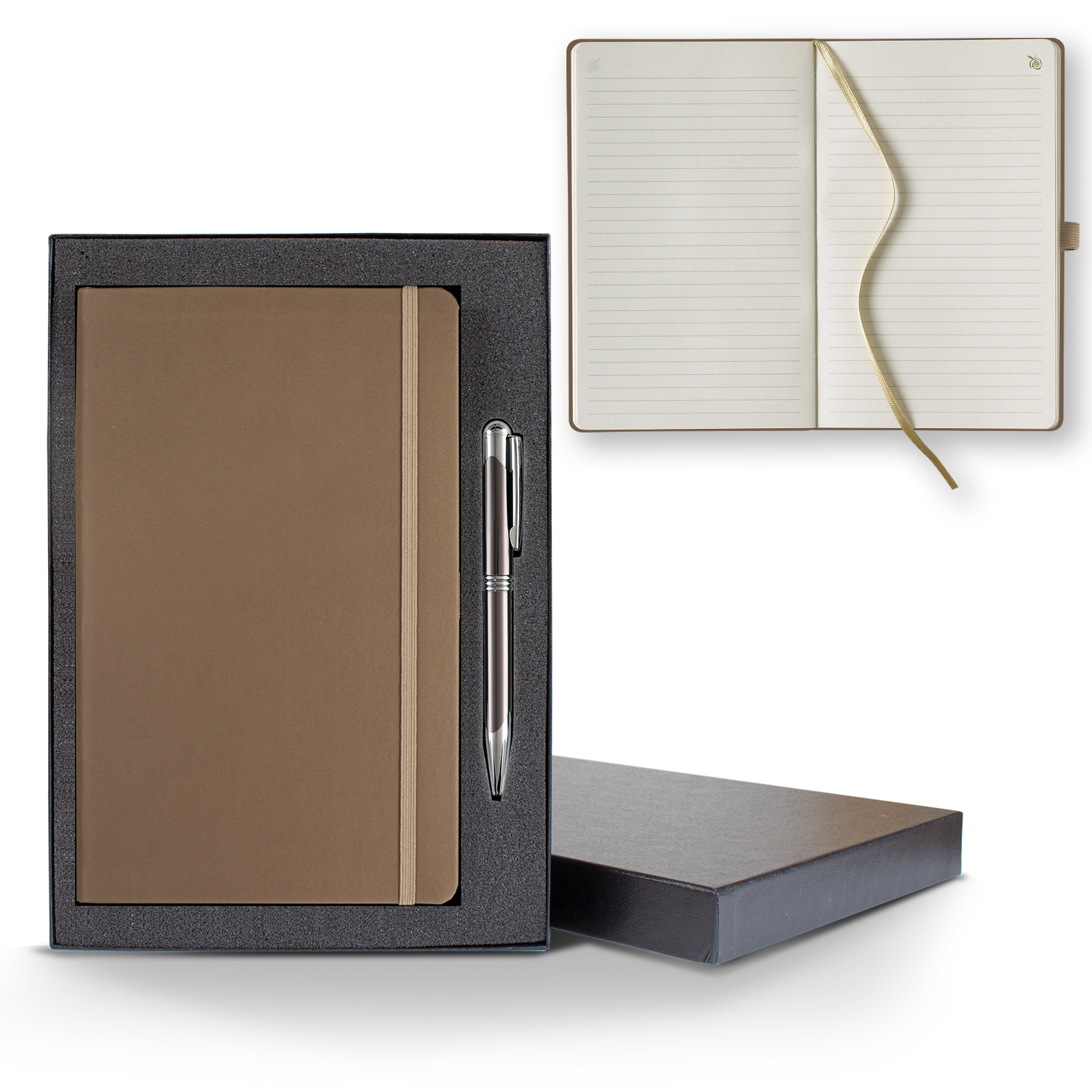 Picture of ApPeel Medio Lined Apple Page Journal Gift Set