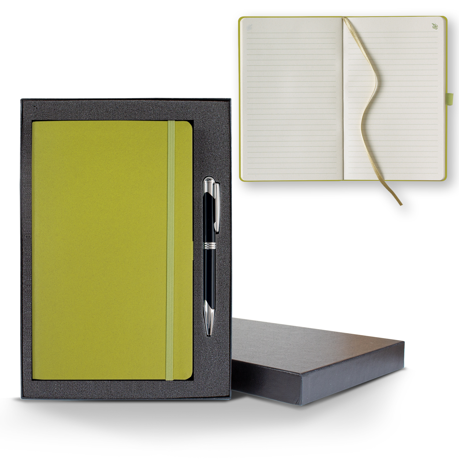 Picture of ApPeel Medio Lined Apple Page Journal Gift Set