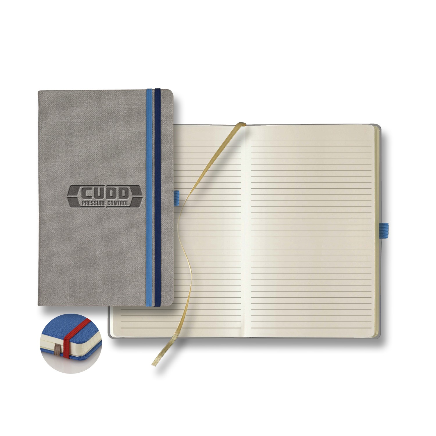 Picture of Castelli Bi Band Medio Lined Ivory Page Journal