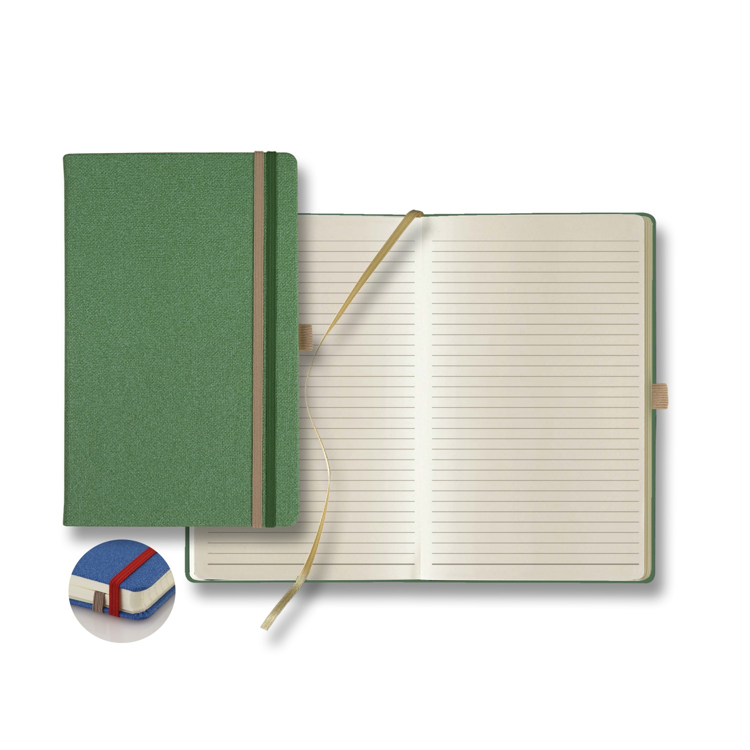 Picture of Castelli Bi Band Medio Lined Ivory Page Journal