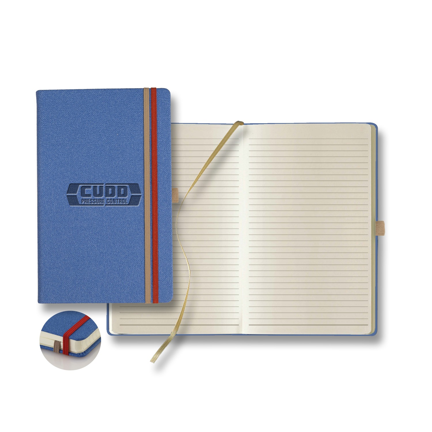 Picture of Castelli Bi Band Medio Lined Ivory Page Journal