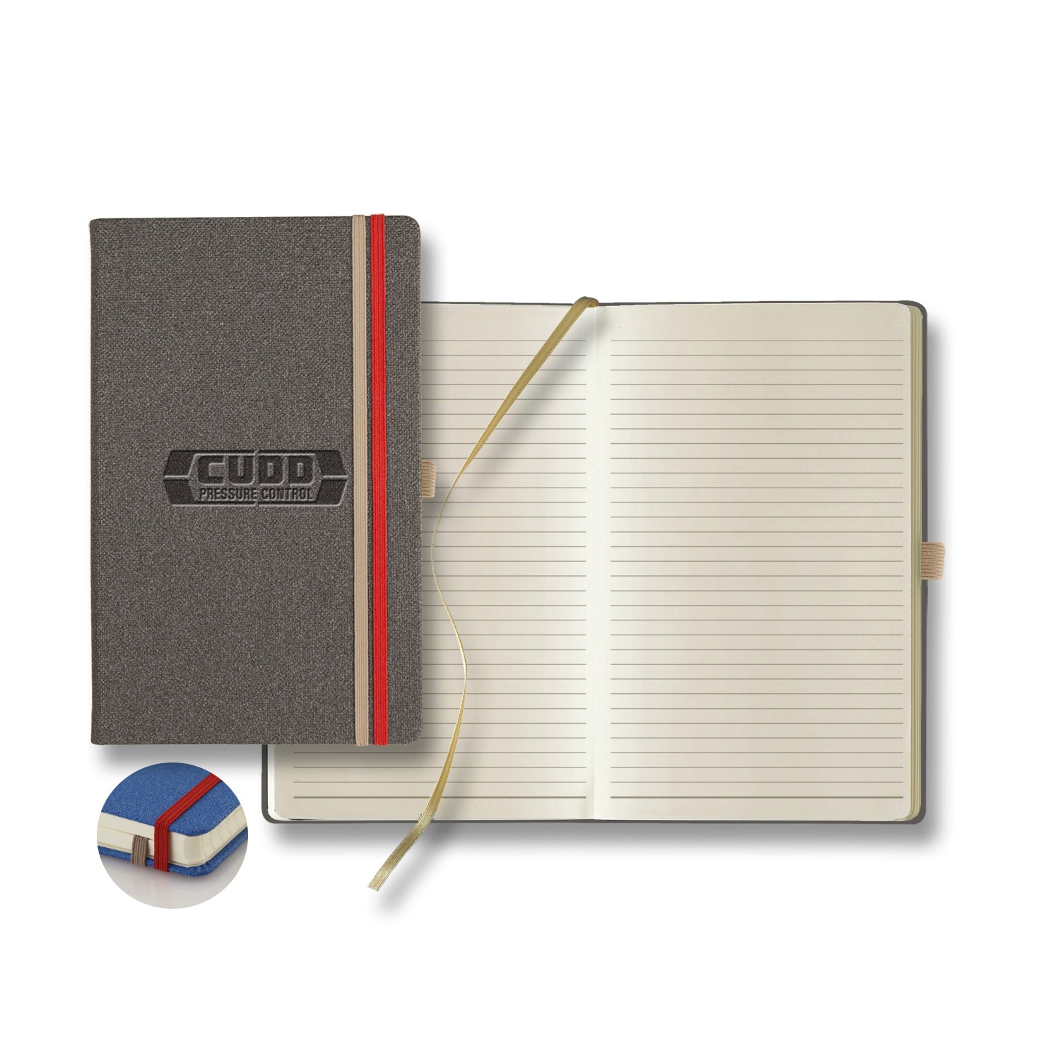 Picture of Castelli Bi Band Medio Lined Ivory Page Journal