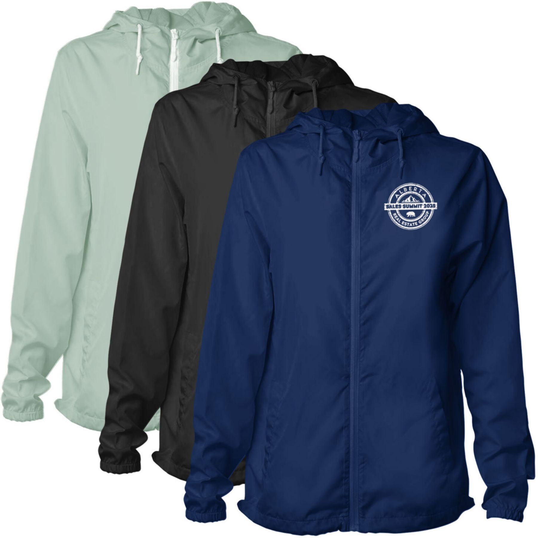 Picture of 12 Pack - Adult Lightweight Windbreaker - Screen