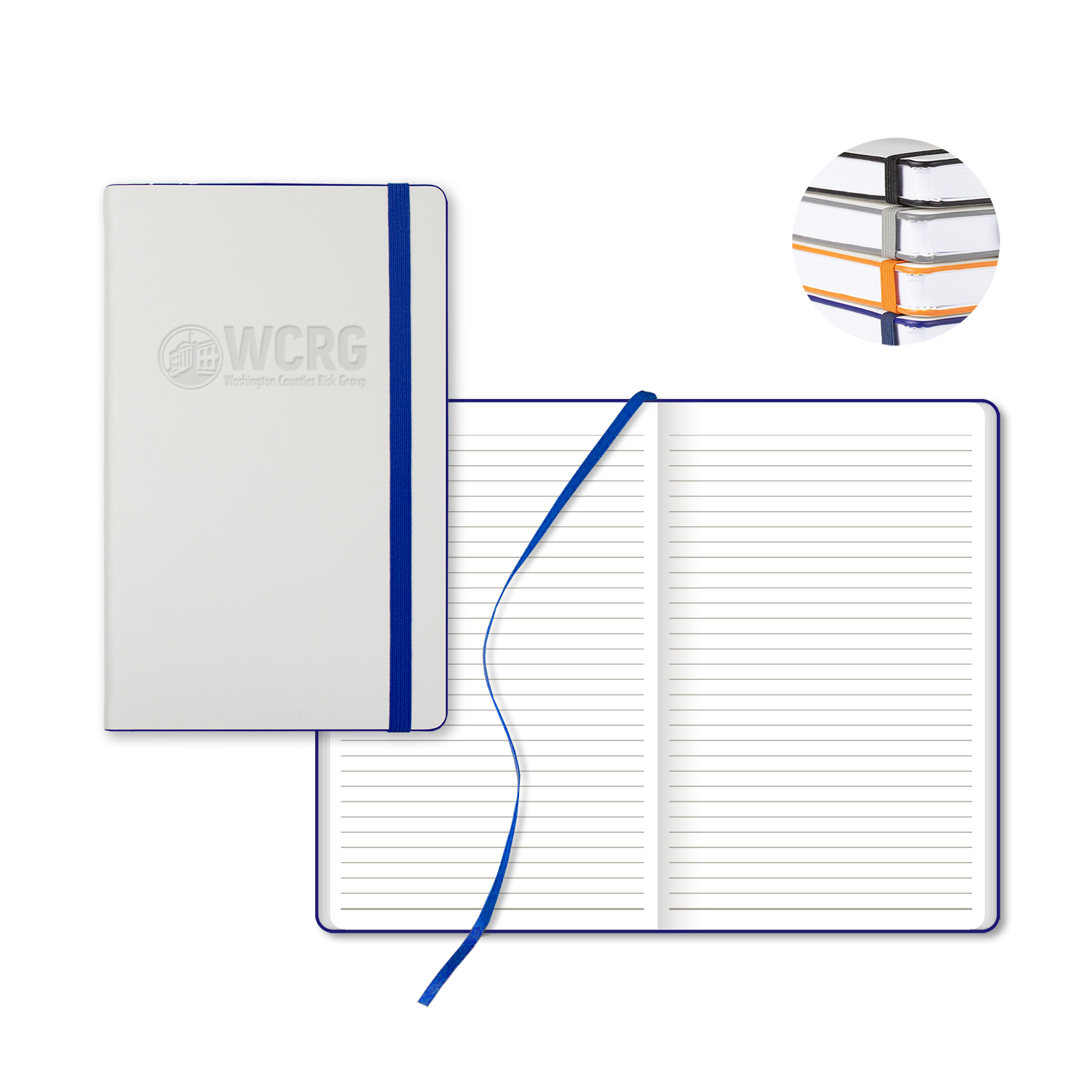 Picture of Castelli White Laser Medio Lined White Page Journal