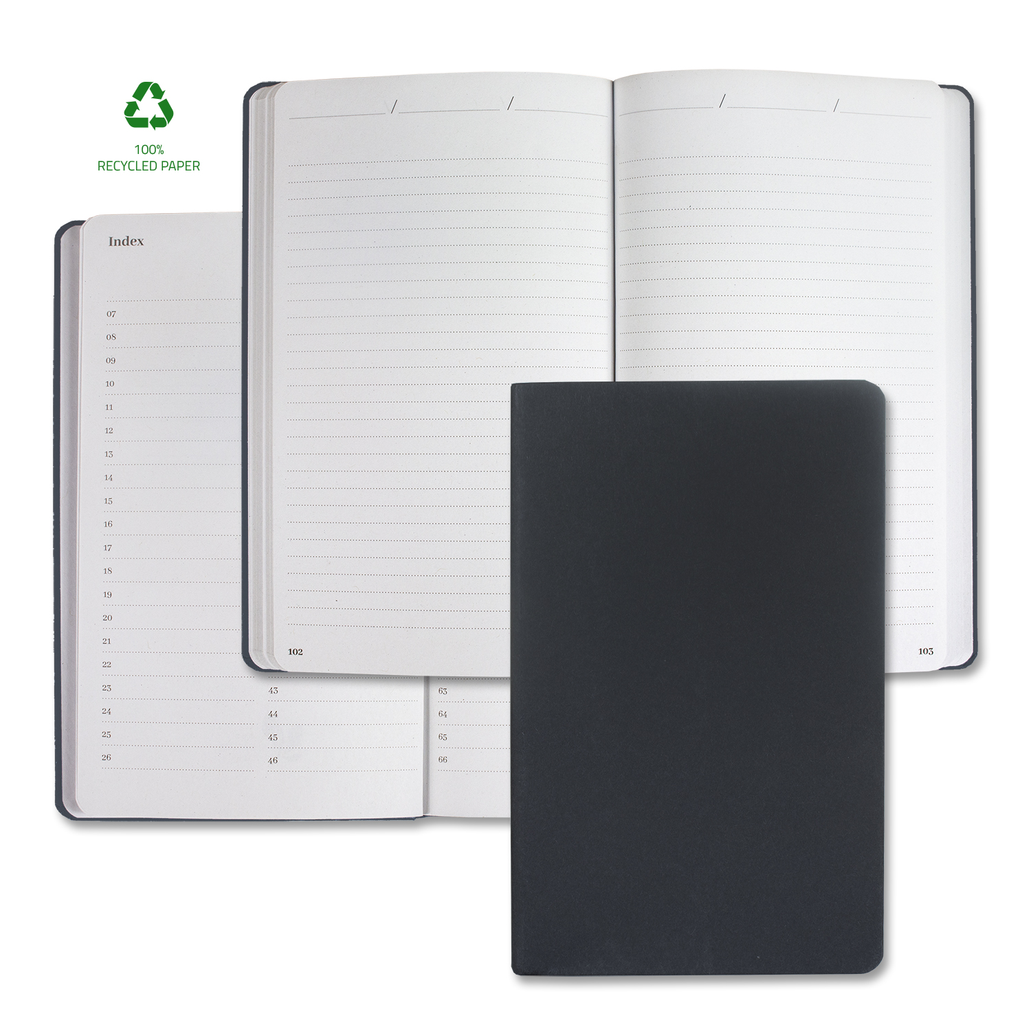 Picture of Castelli Samoa ECO Indexed Recycled White Page Journal