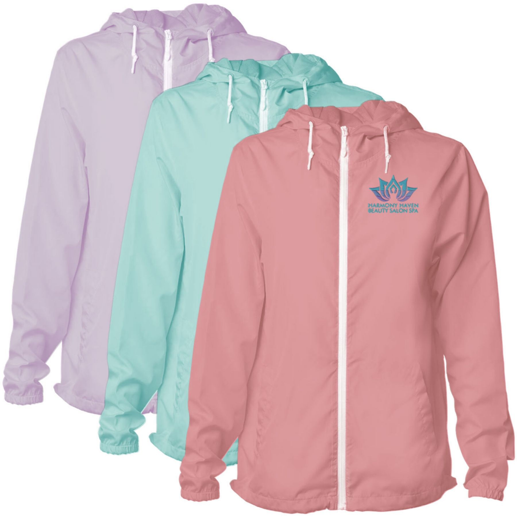 Picture of 12 Pack - Adult Lightweight Windbreaker - Emb