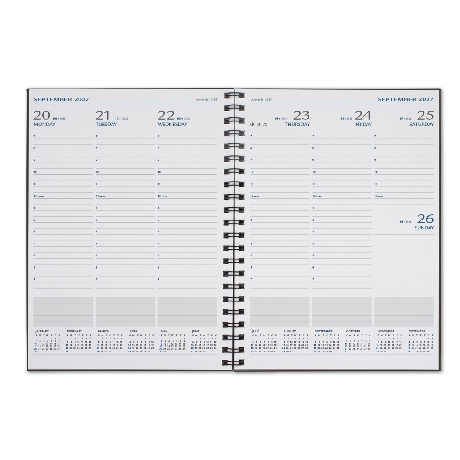Picture of Castelli WireO Chia Grande XL White Weekly Diary