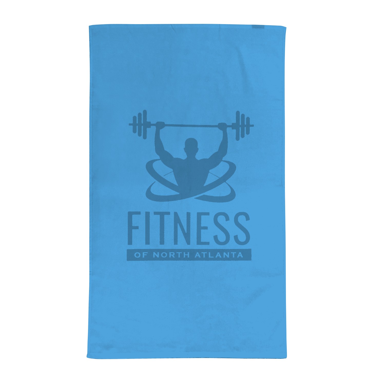 Picture of Fitness Terry Velour Towel Dobby Hem