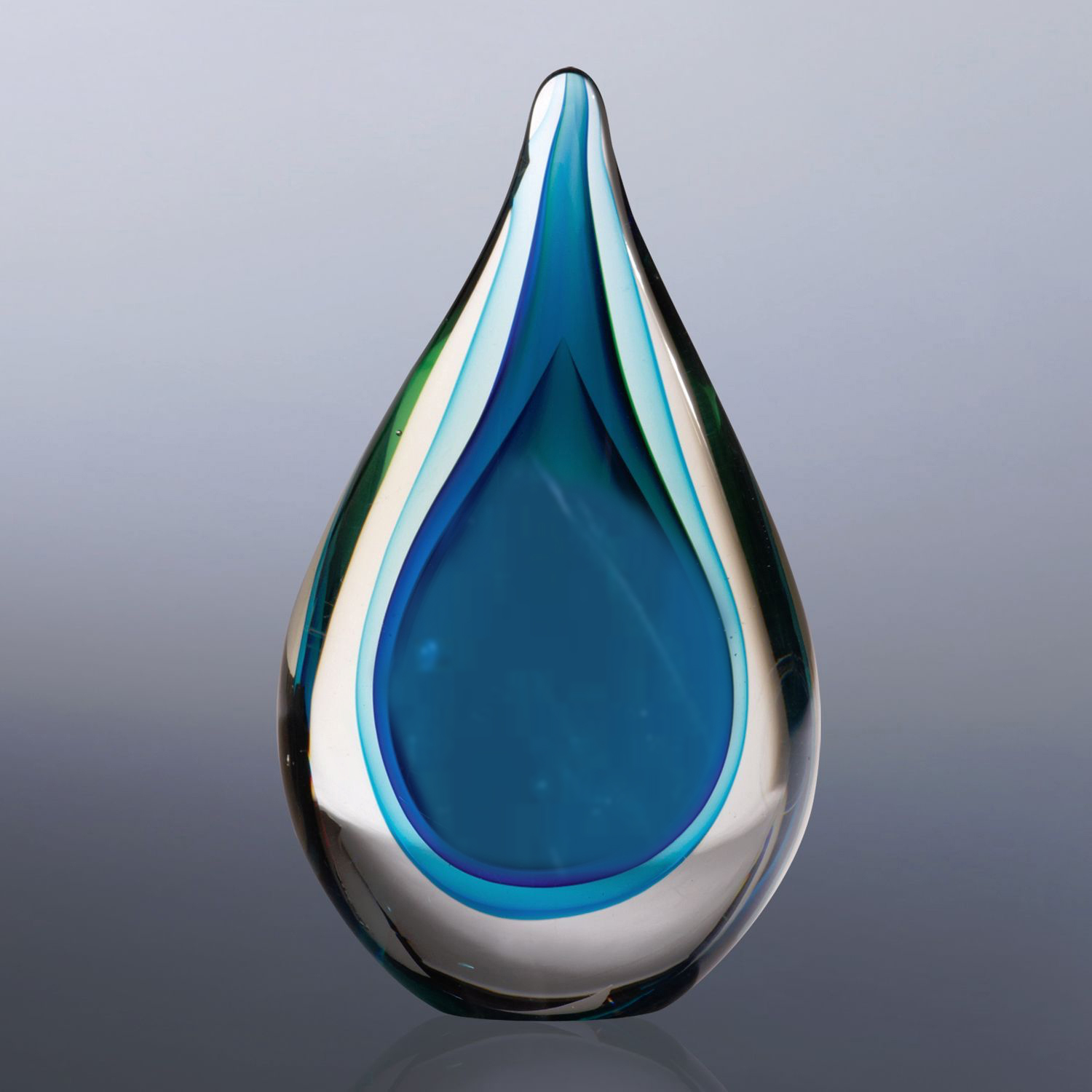 Picture of Fusion Art Glass Award w/ Clear Base