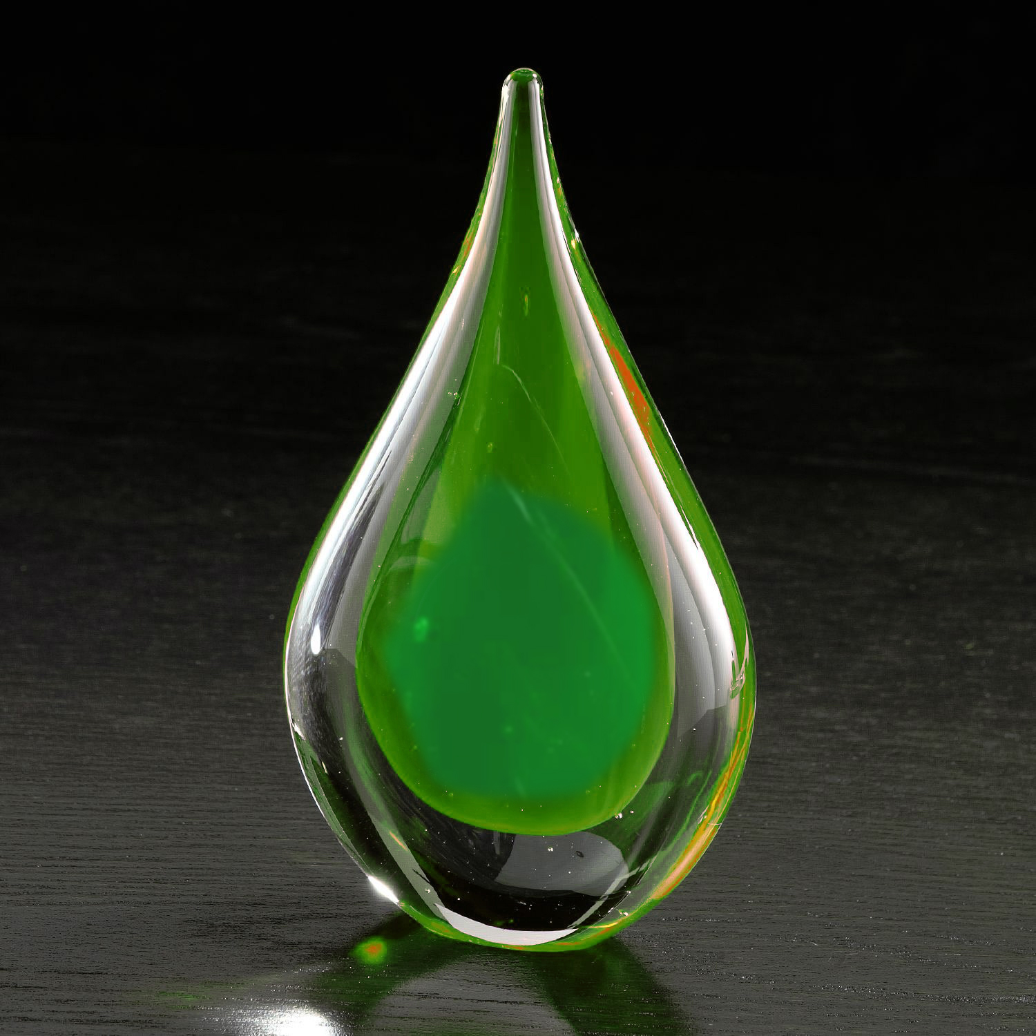 Picture of Fusion Art Glass Award w/ Clear Base