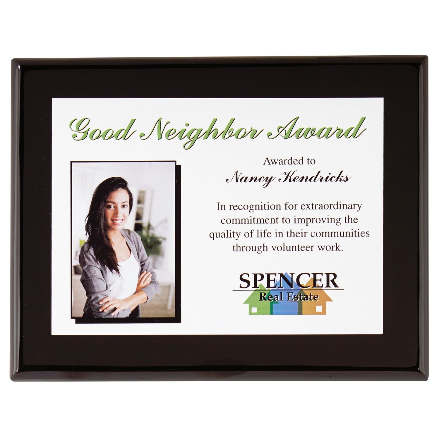 Picture of Onyx Small Plaque Award