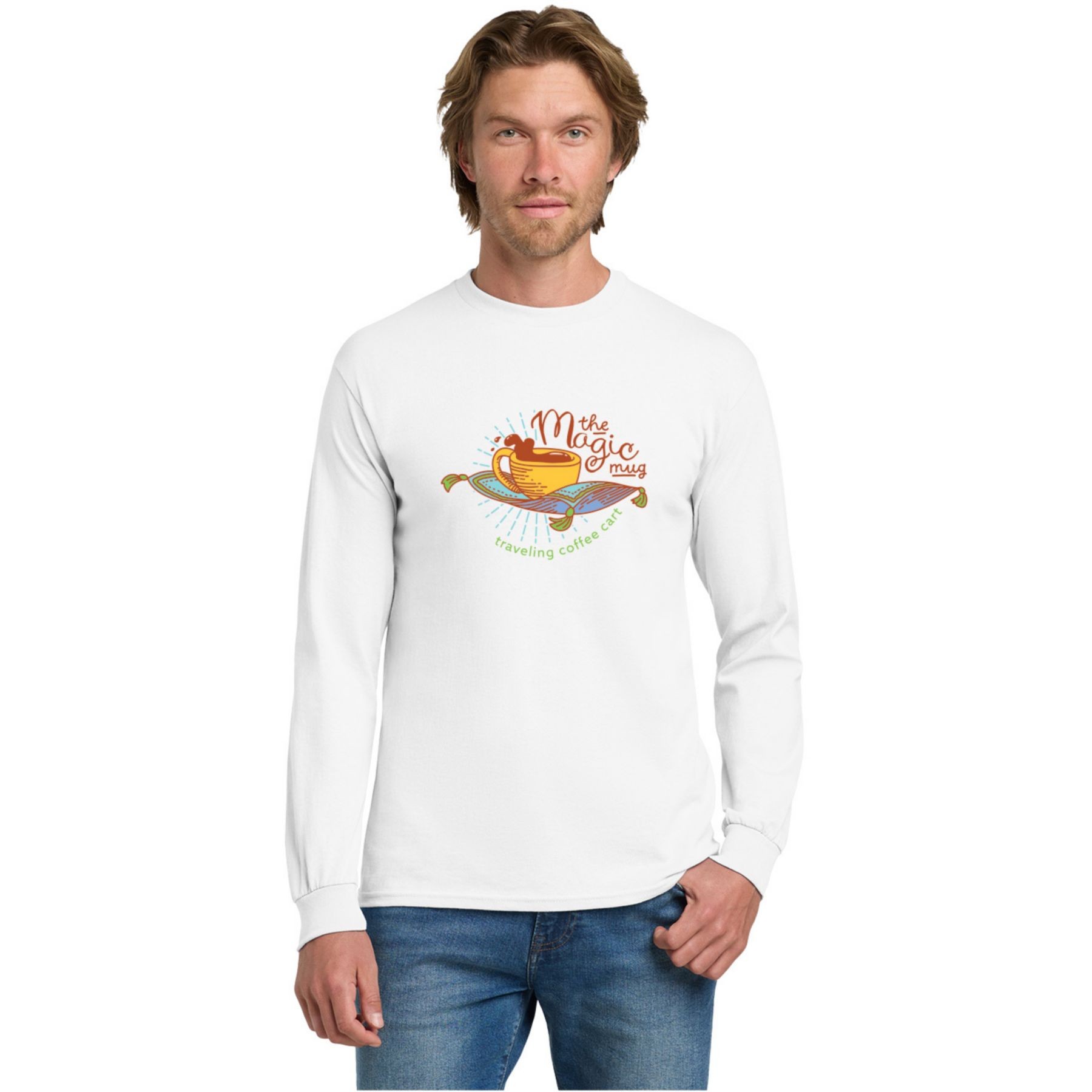 Picture of Gildan Cotton Long Sleeve T-Shirt Full Color Dtf