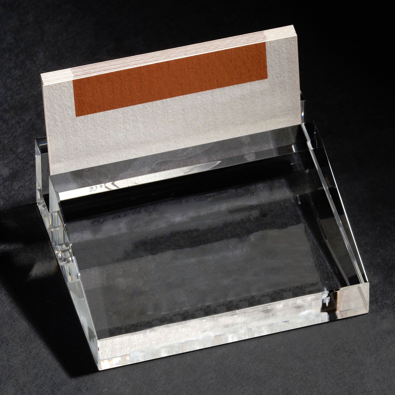 Picture of 3D Crystal Business Card Holder