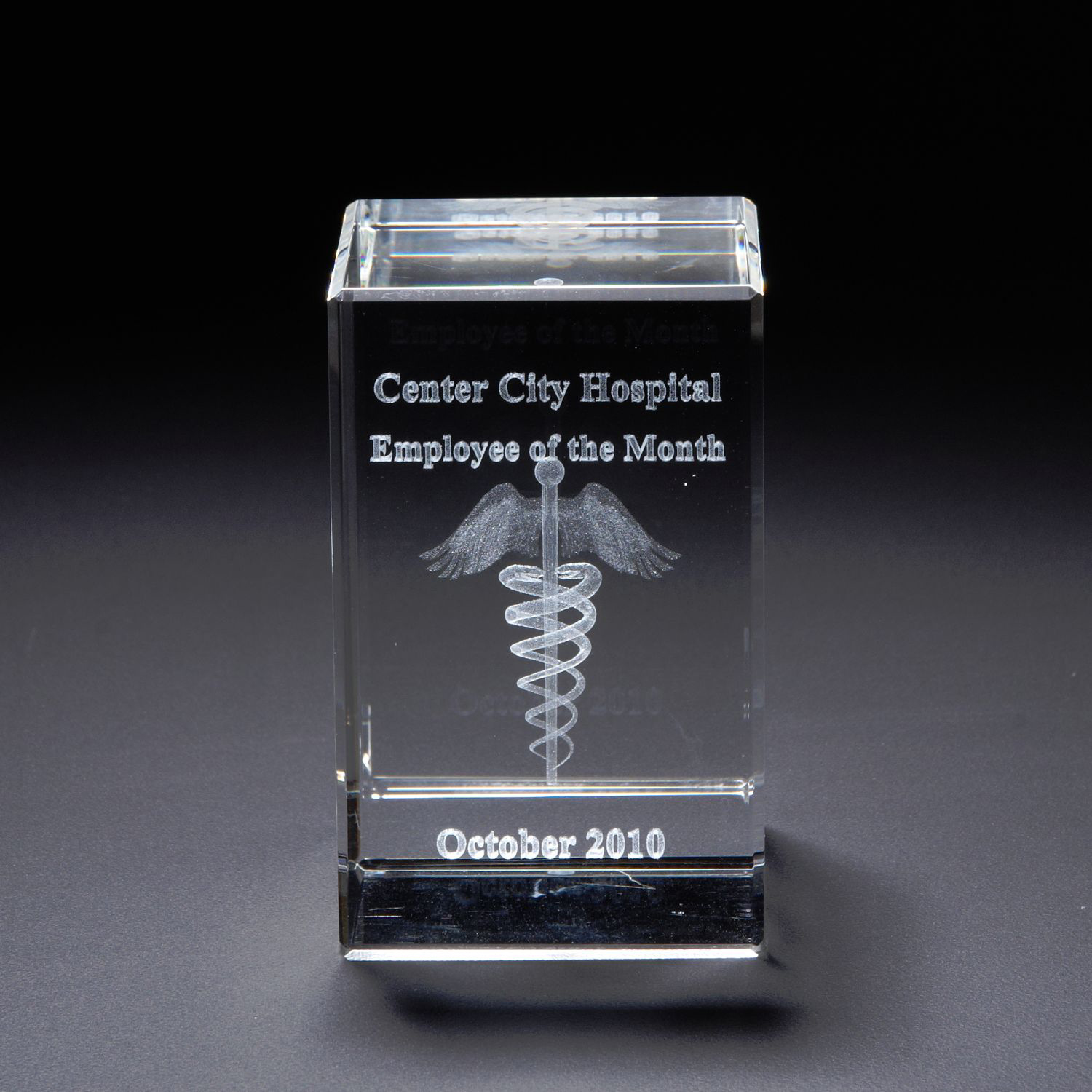 Picture of 3D Crystal Block Medium Award