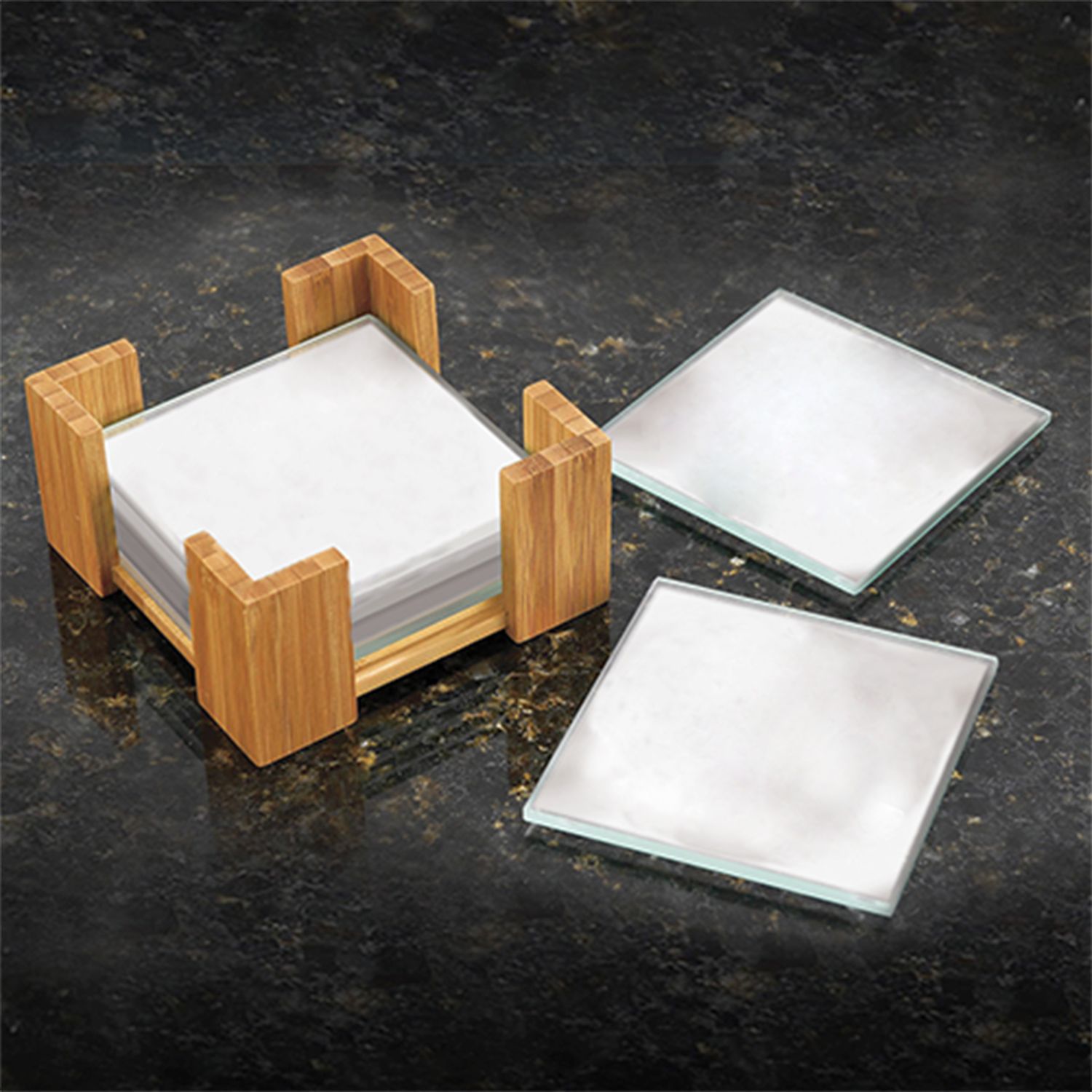 Picture of Bamboo Coaster Set