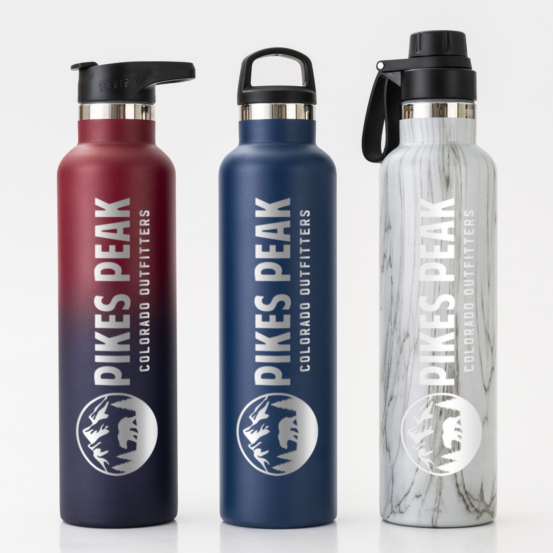 Picture of Iron Flask Narrow Mouth Bottle With Spout Lid