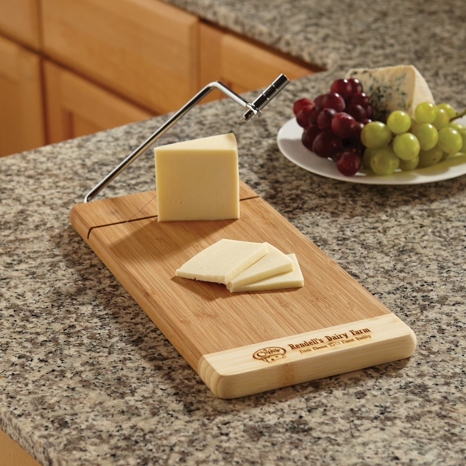 Picture of Two Tone Bamboo Cheese Cutter