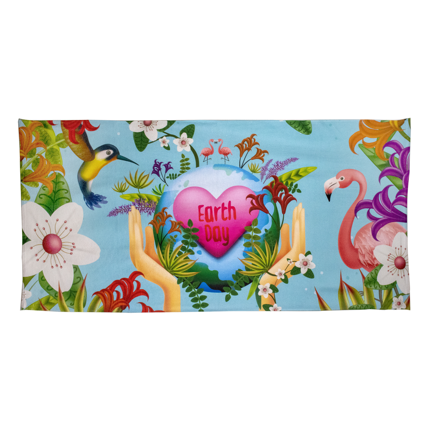 Picture of Recycled Polyester Dye Sublimated Beach Towel