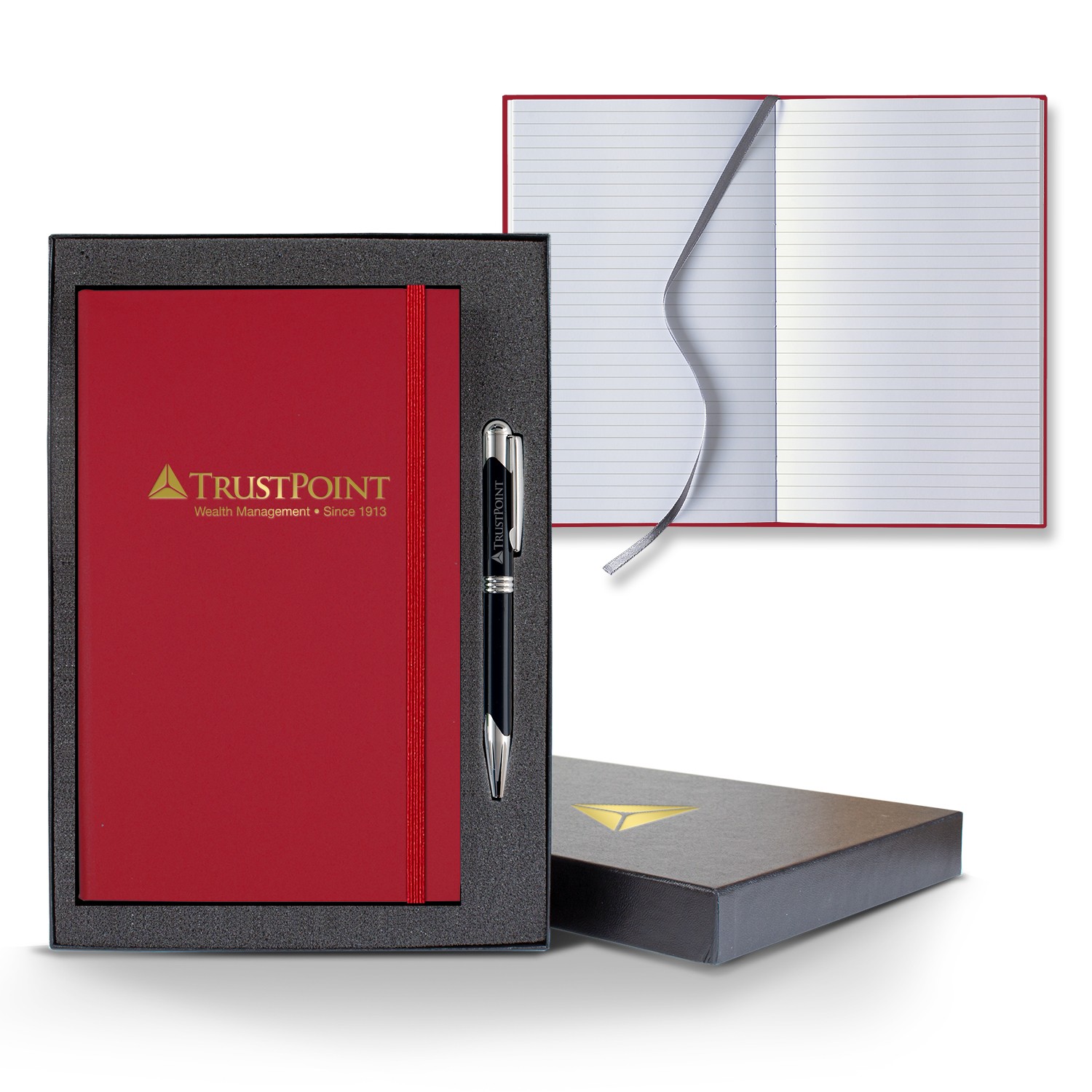 Picture of Castelli Matra Banded Medio Lined White Page Journal Gift Set