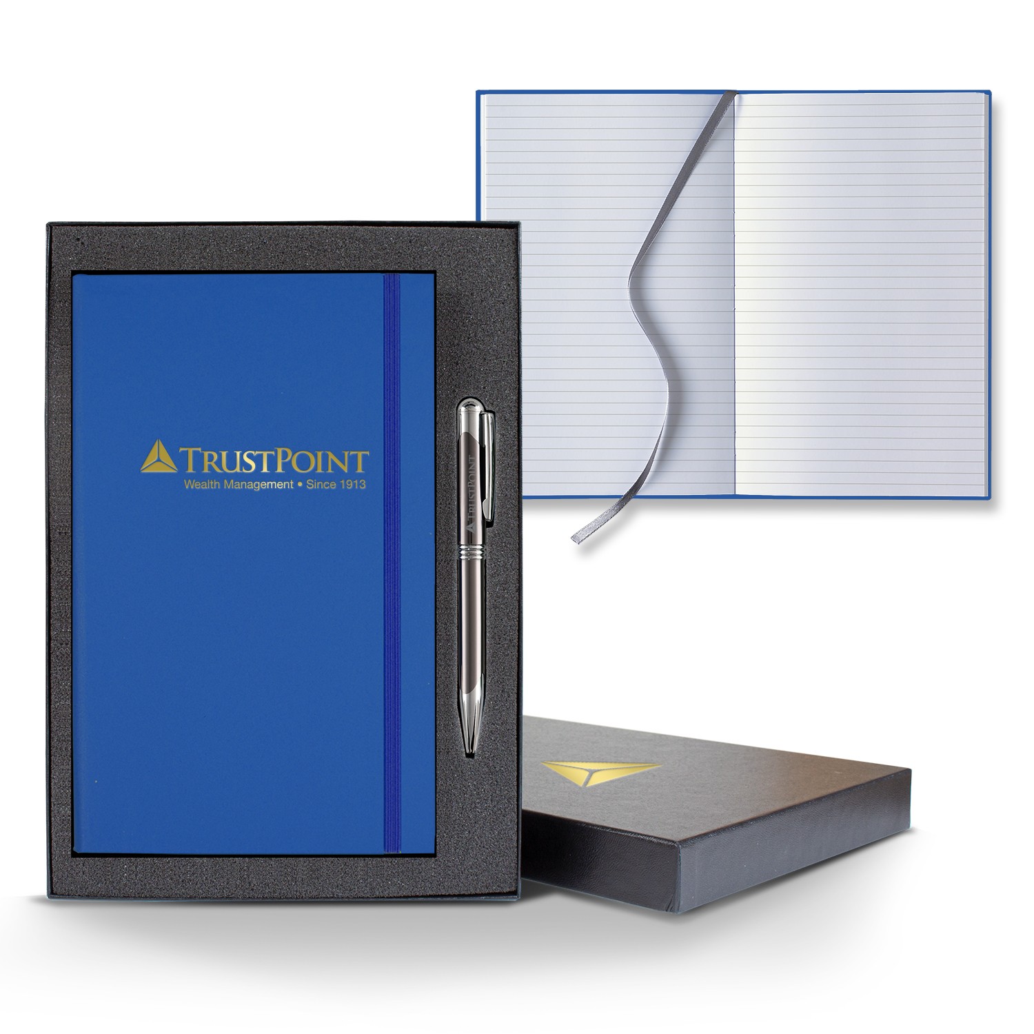 Picture of Castelli Matra Banded Medio Lined White Page Journal Gift Set